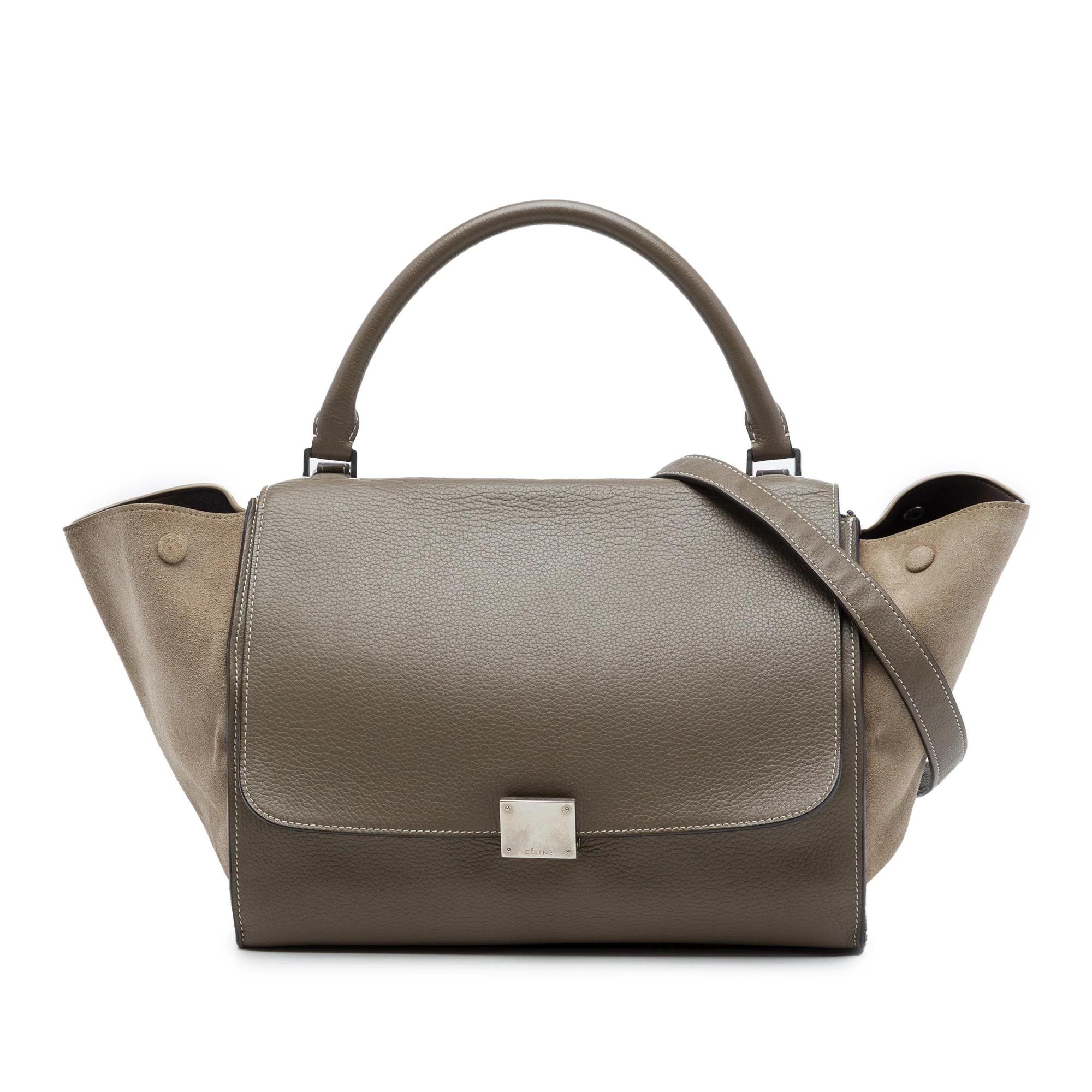 Trapèze pony-style calfskin handbag