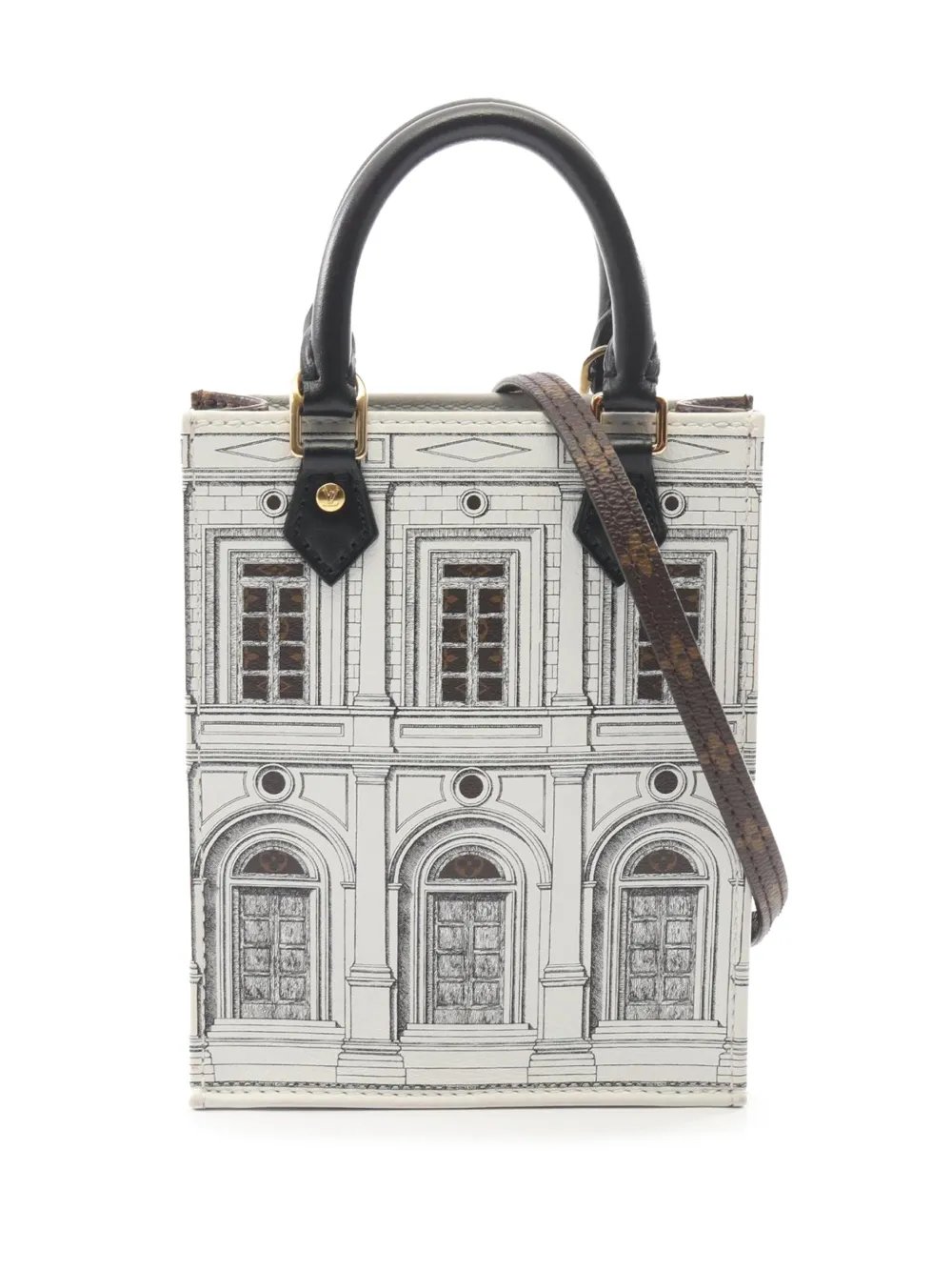 2021-2026 Fornasetti Architettura Sac Plat satchel