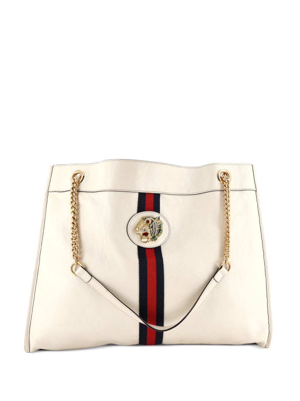 Rajah Chain Leather Large tote bag