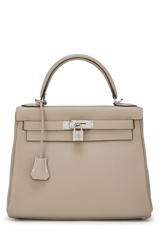 Hermes Gris Tourterelle Togo Kelly Retourne 28