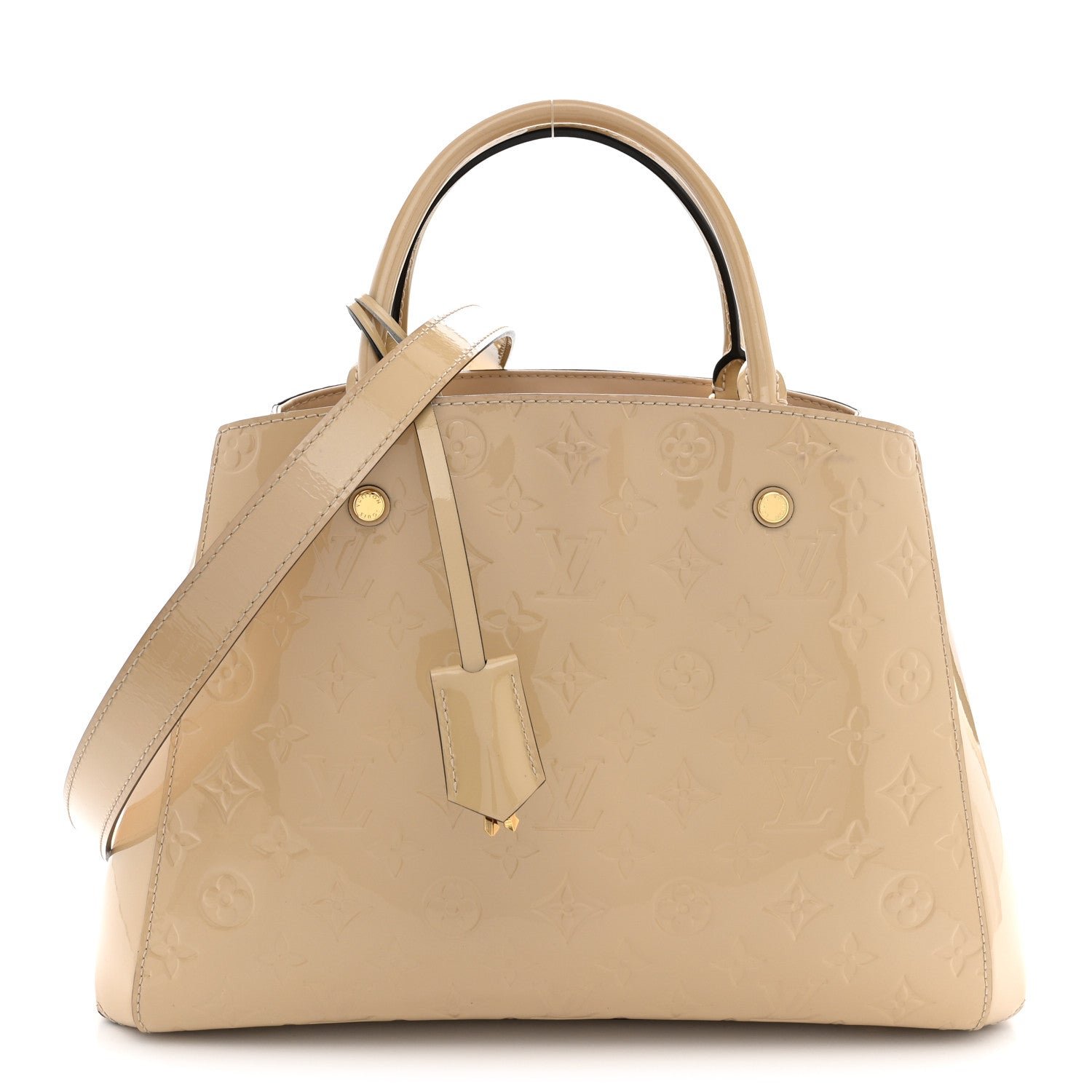 Louis Vuitton Vernis Montaigne MM Dune