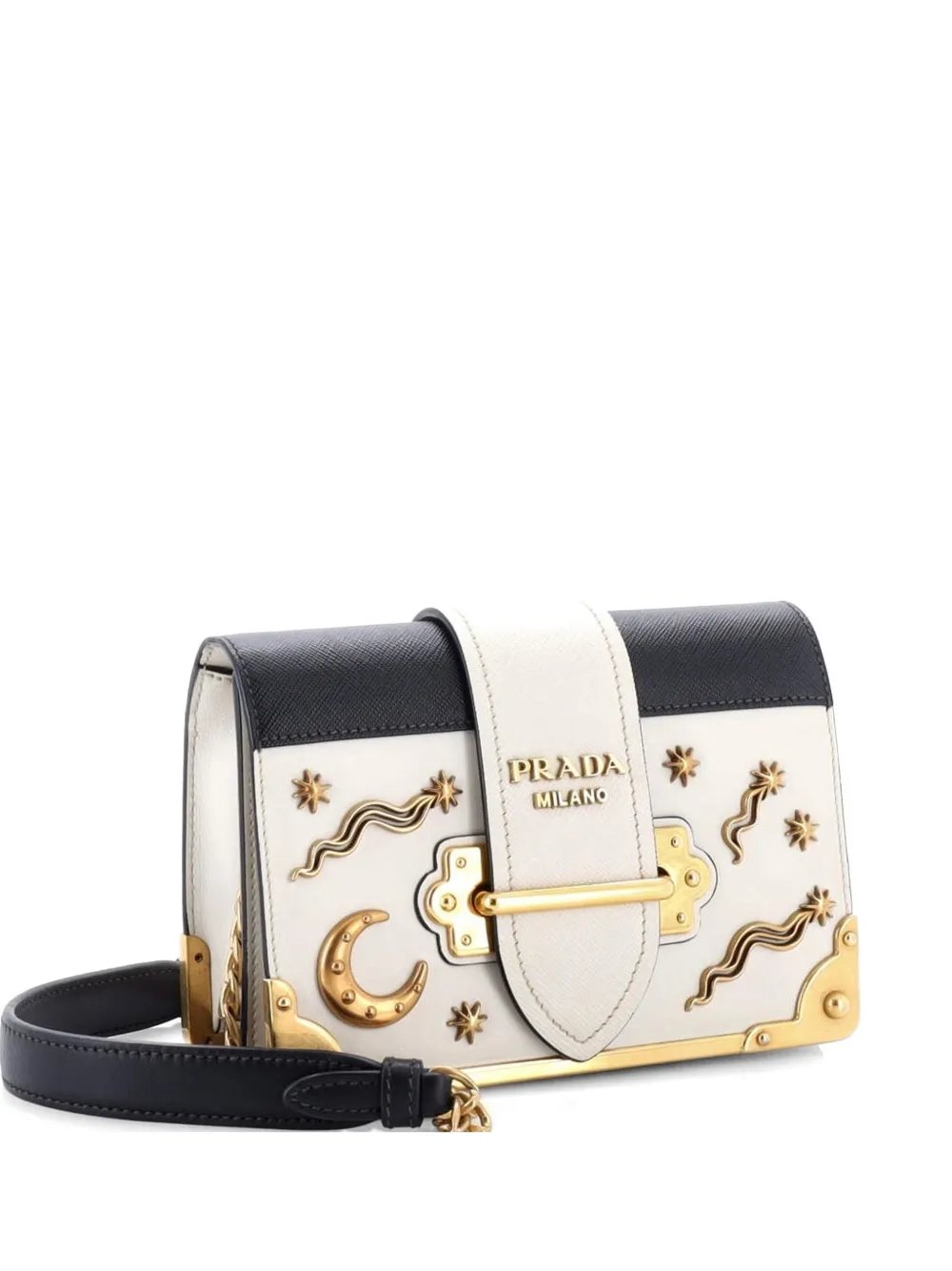 Cahier Embellished Leather Small crossbody bag
