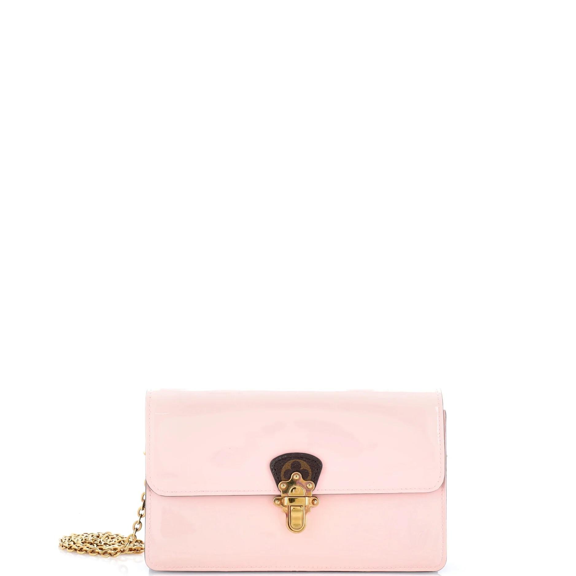 Cherrywood patent leather crossbody bag