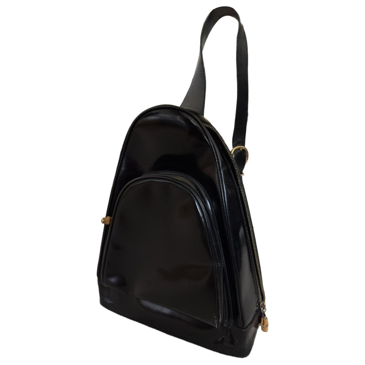 Leather backpack