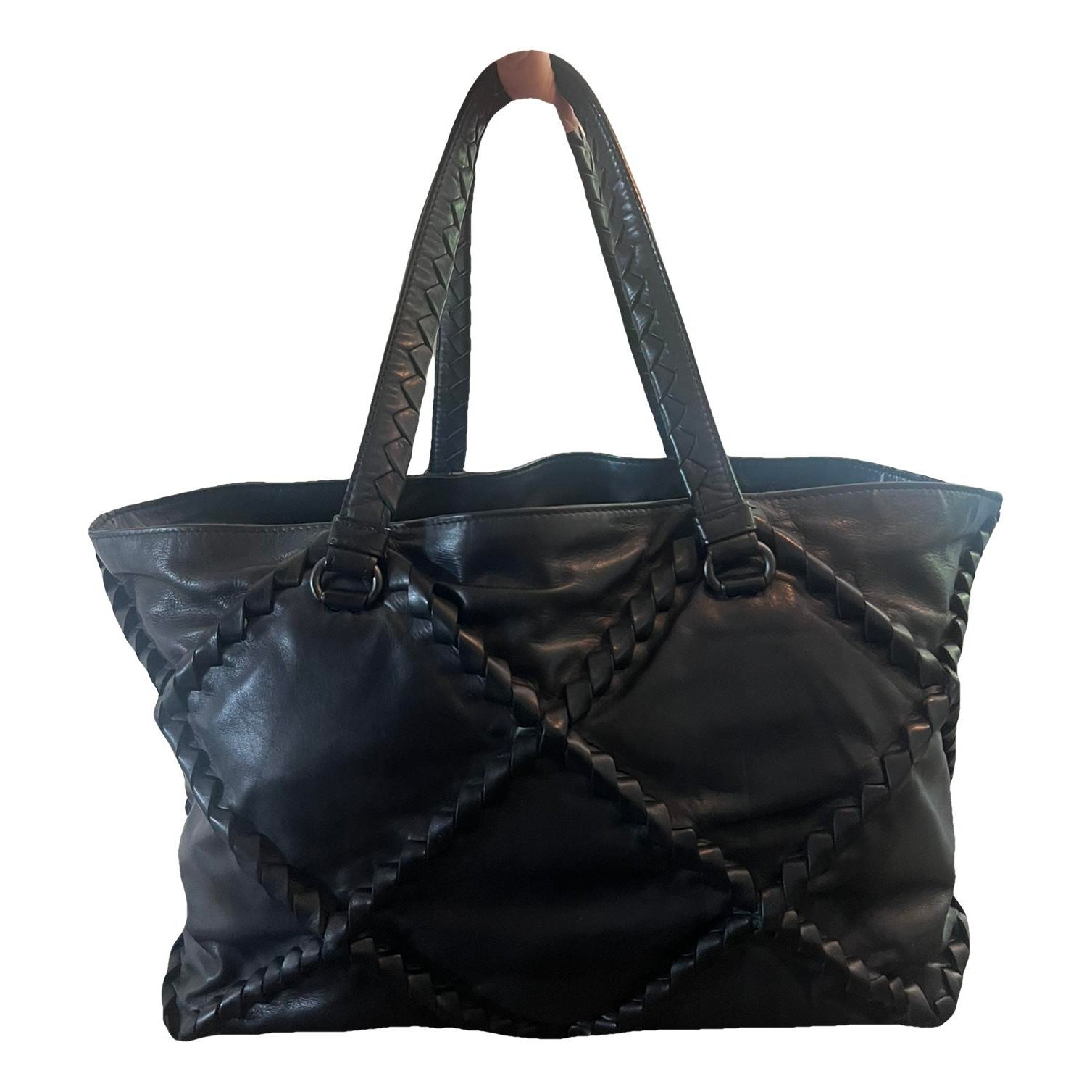 Leather tote