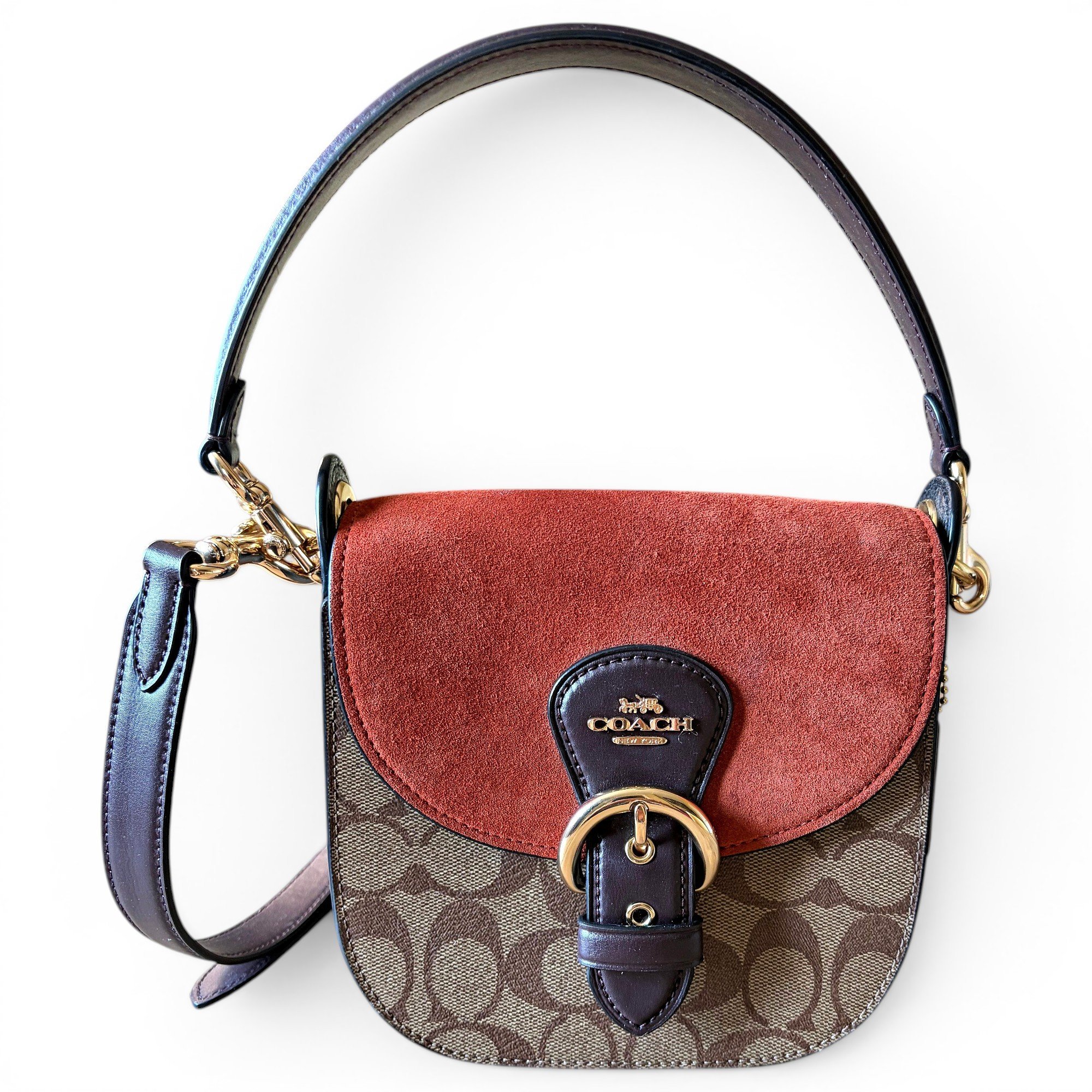 Leather crossbody bag