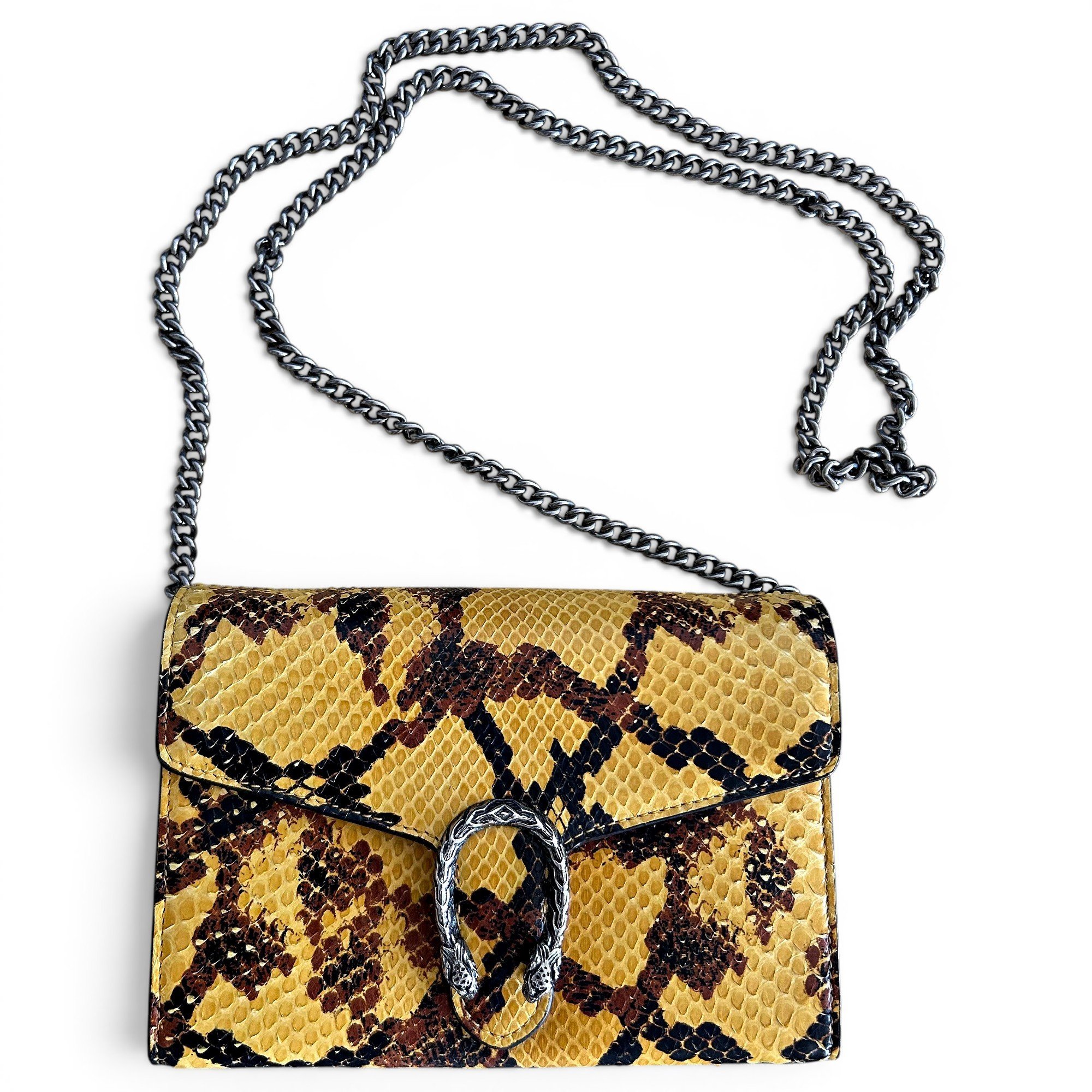 Dionysus Chain Wallet python handbag