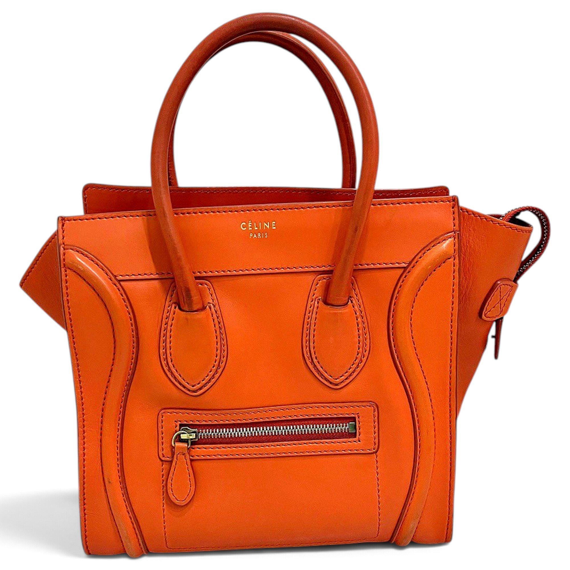 Luggage leather handbag
