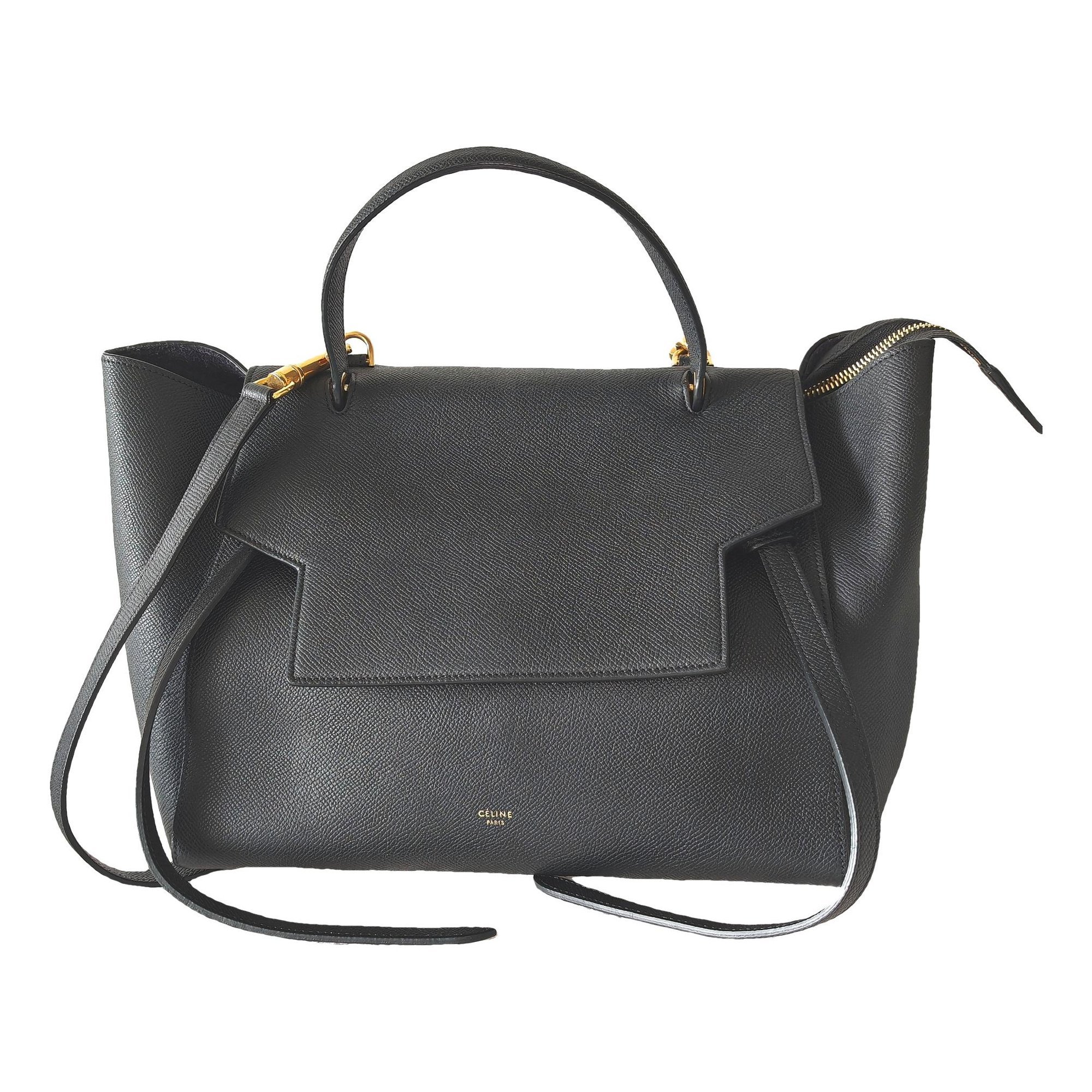 Belt leather handbag