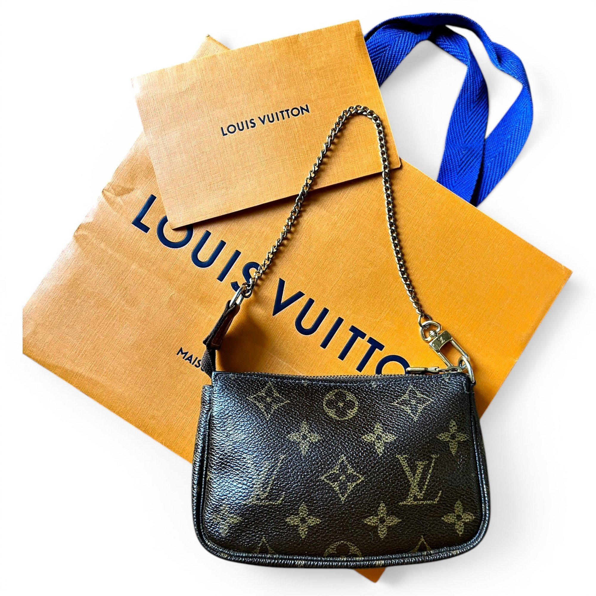 Pochette Accessoire leather handbag
