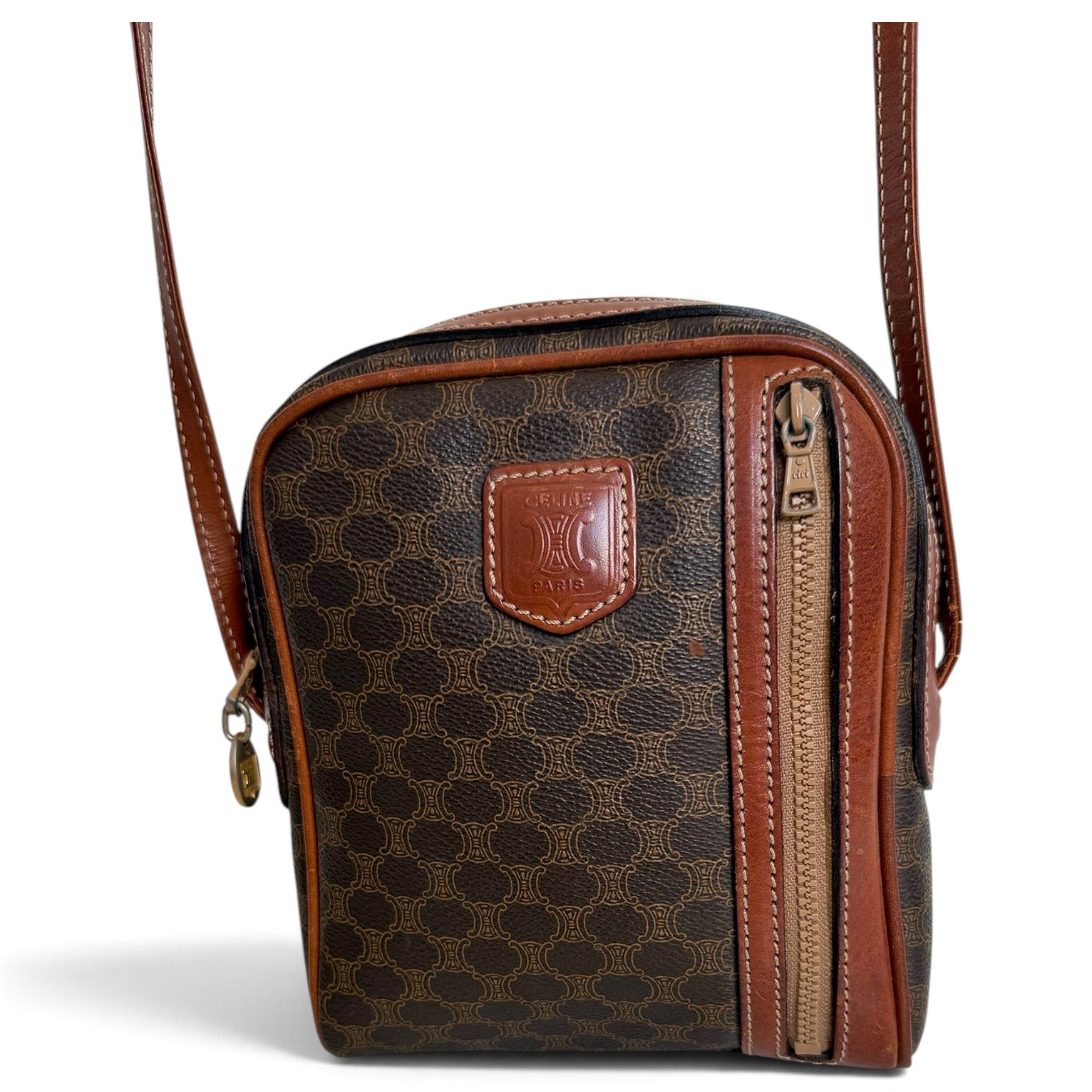 Celine Folco leather crossbody bag