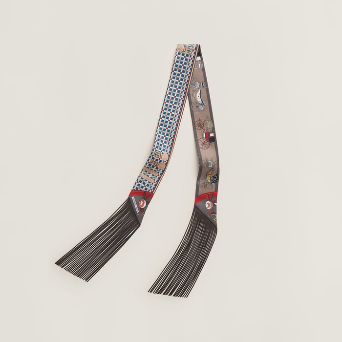 Les Voitures Nouvelles Leather Fringes Twilly
