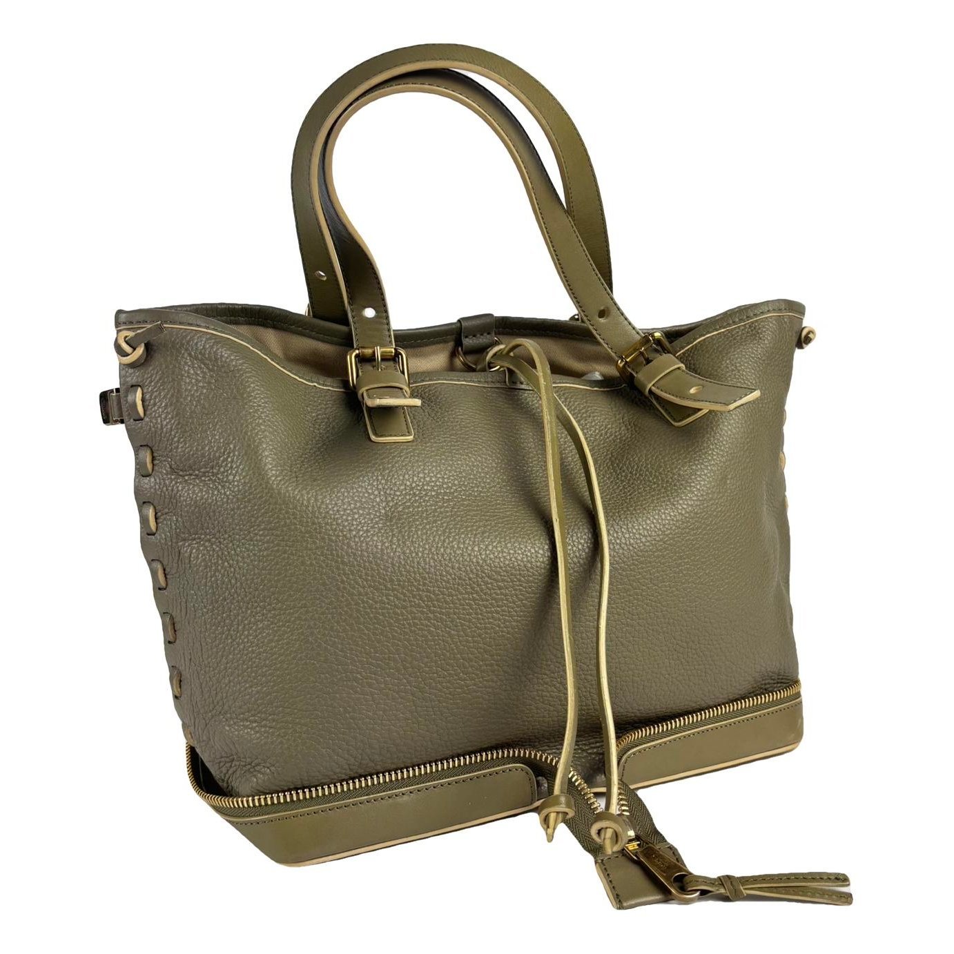 Leather handbag