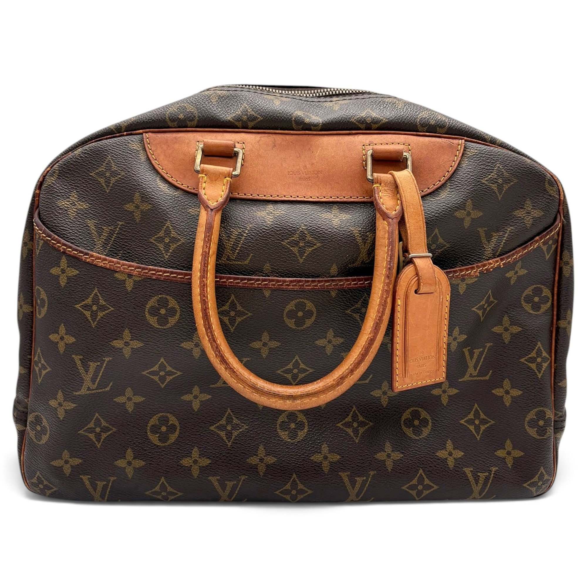 Deauville leather handbag