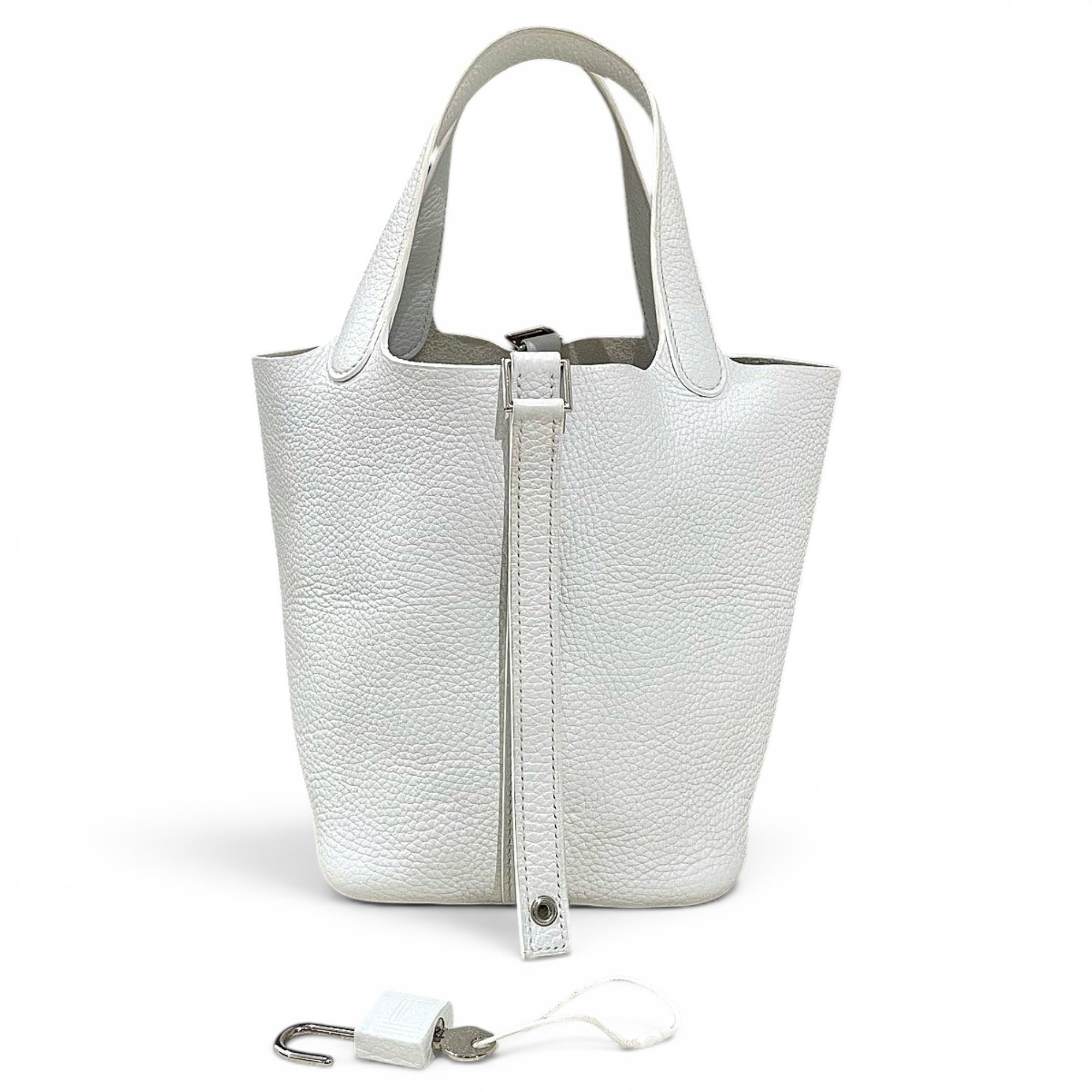 Picotin leather handbag