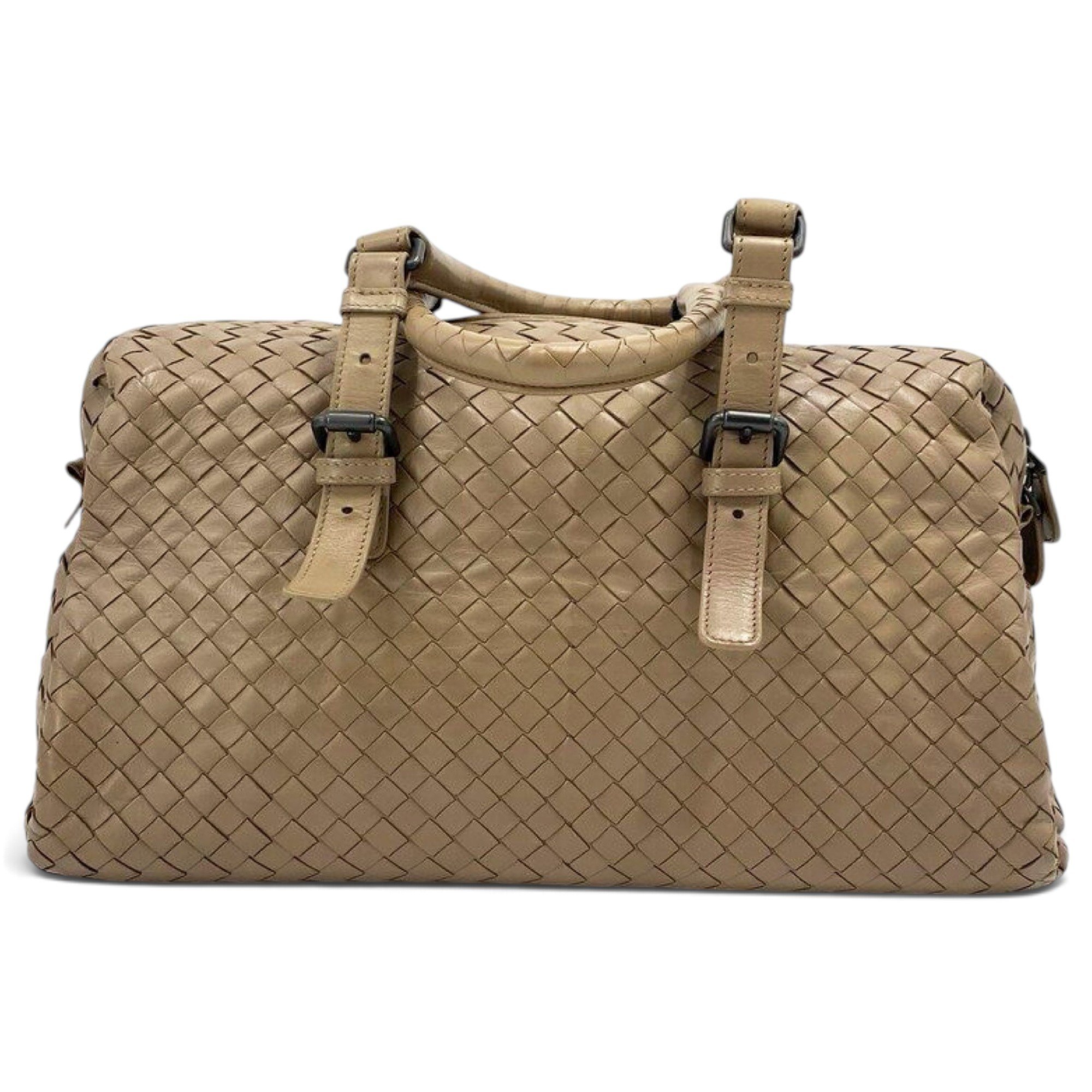 Leather bowling bag