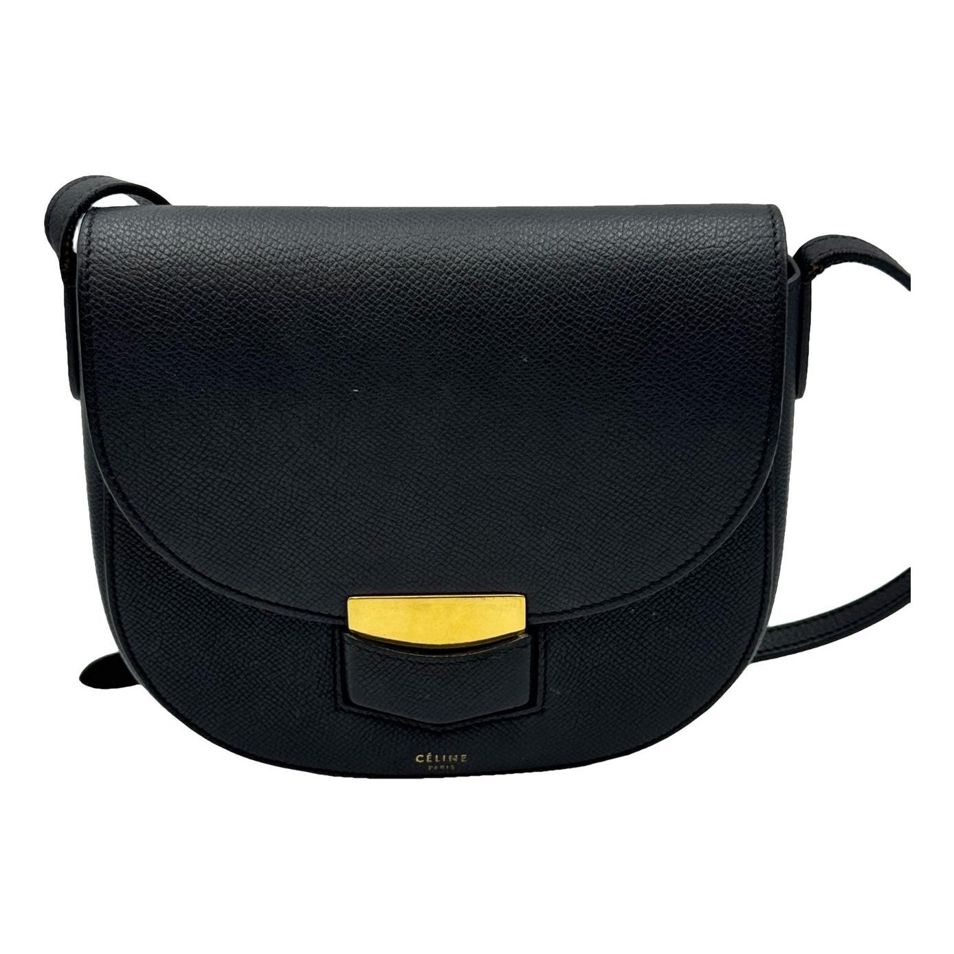 Trotteur leather crossbody bag