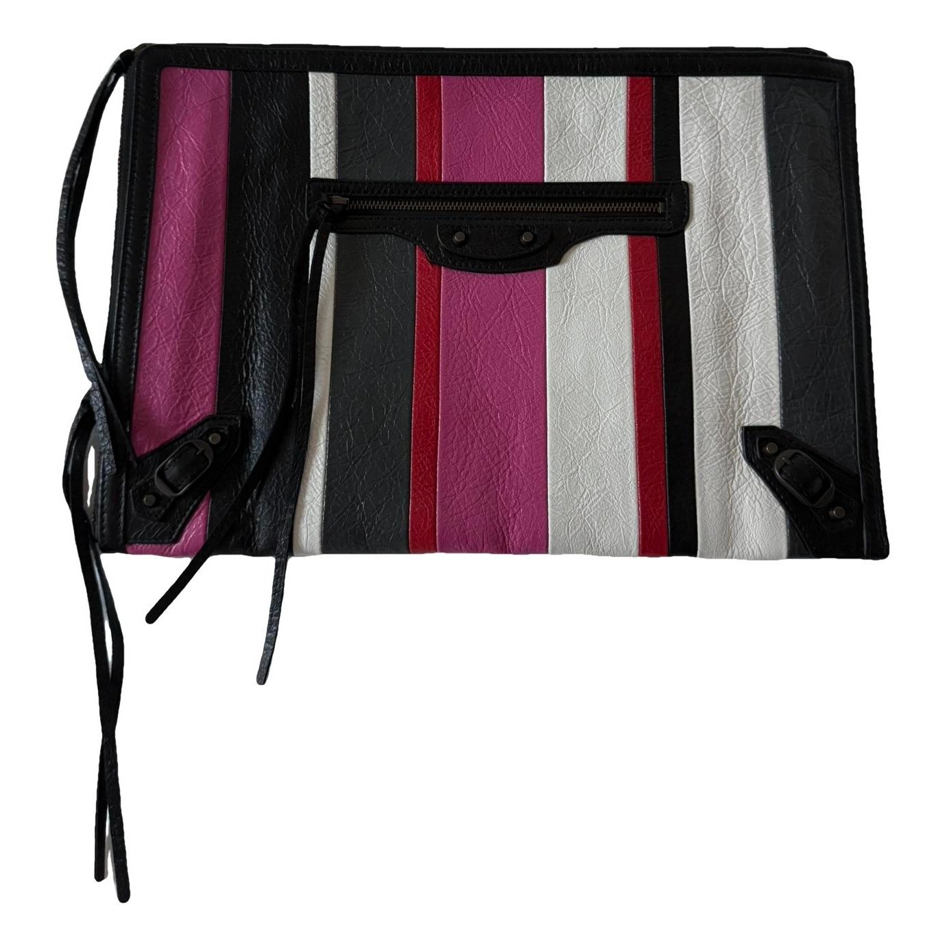 City Clip leather clutch bag