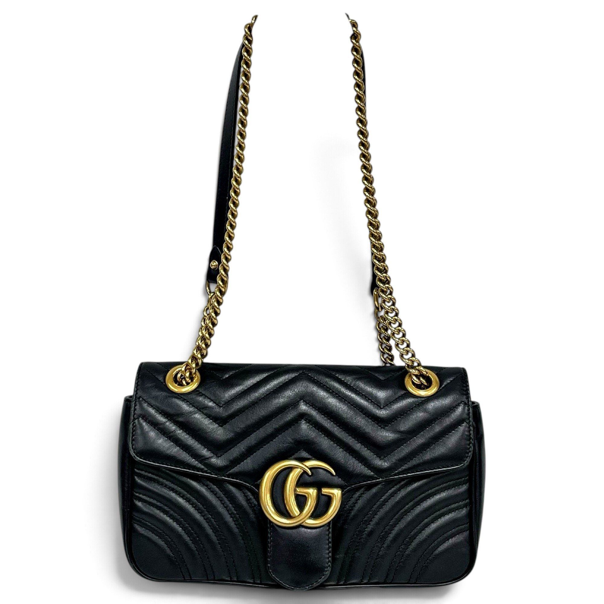 GG Marmont Flap leather handbag