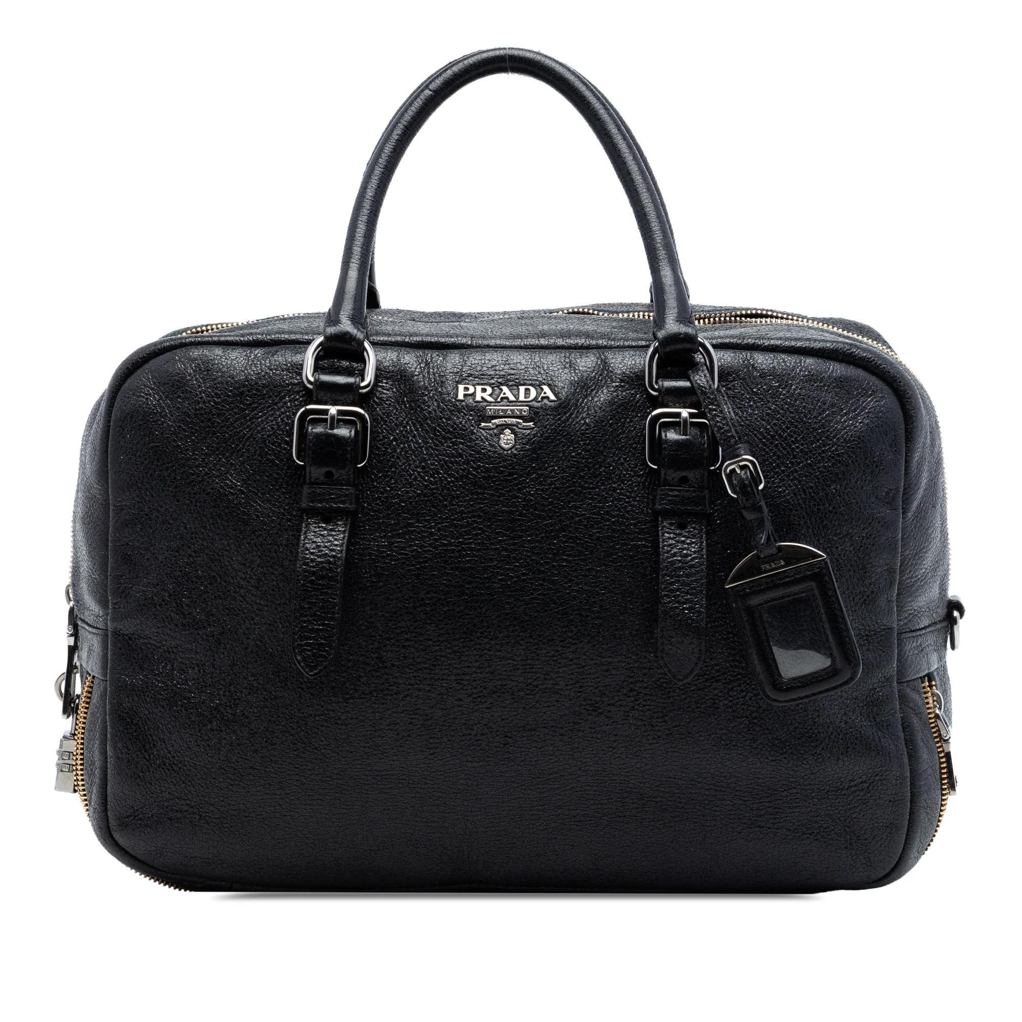 Leather handbag