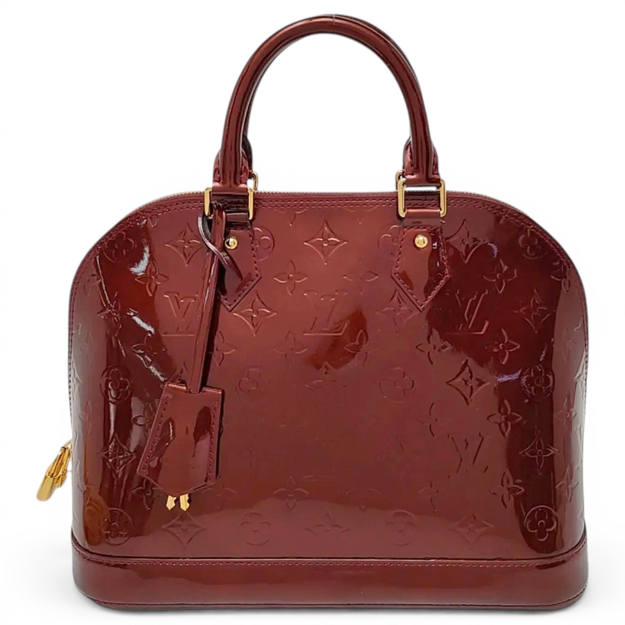 Alma patent leather handbag