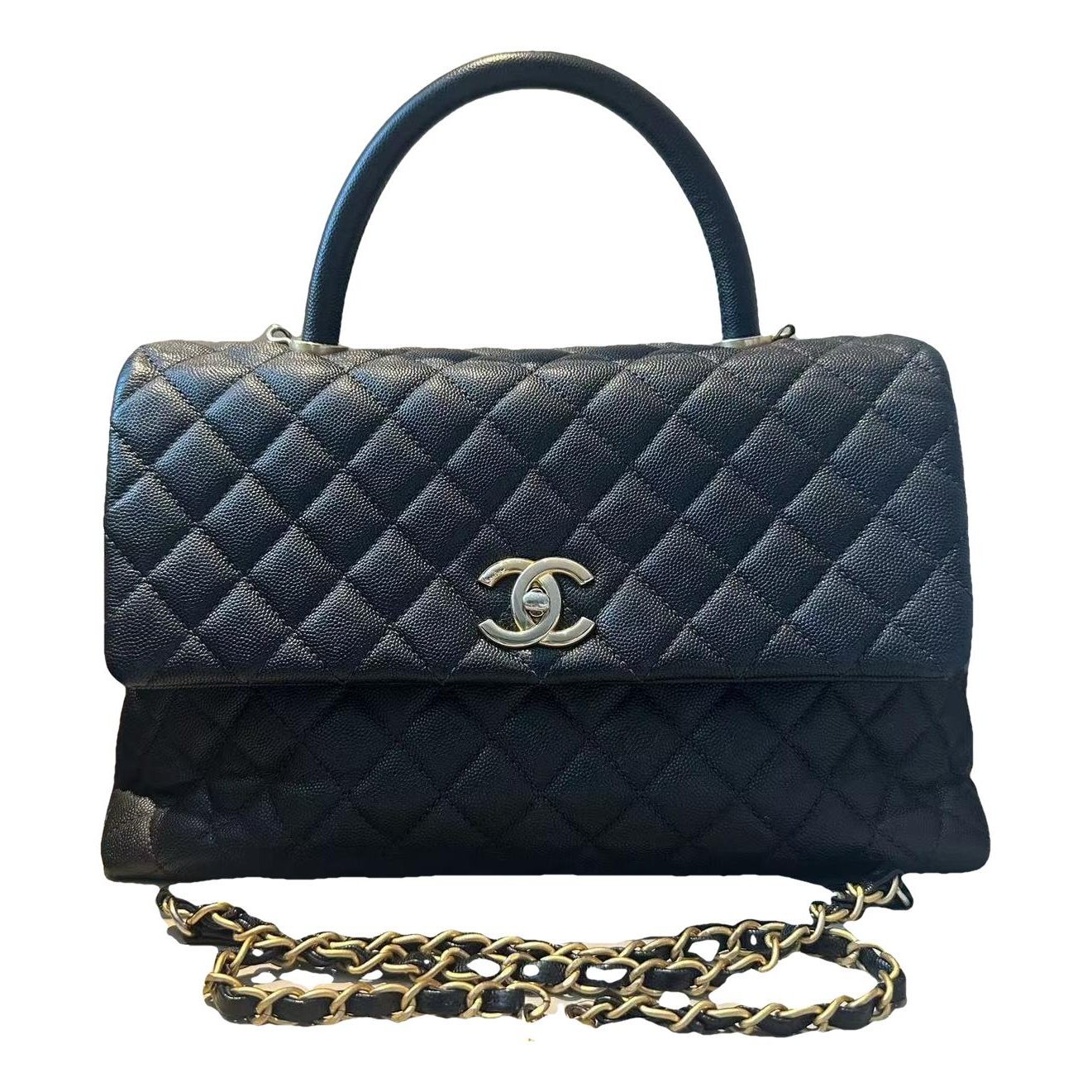 Coco Handle leather crossbody bag