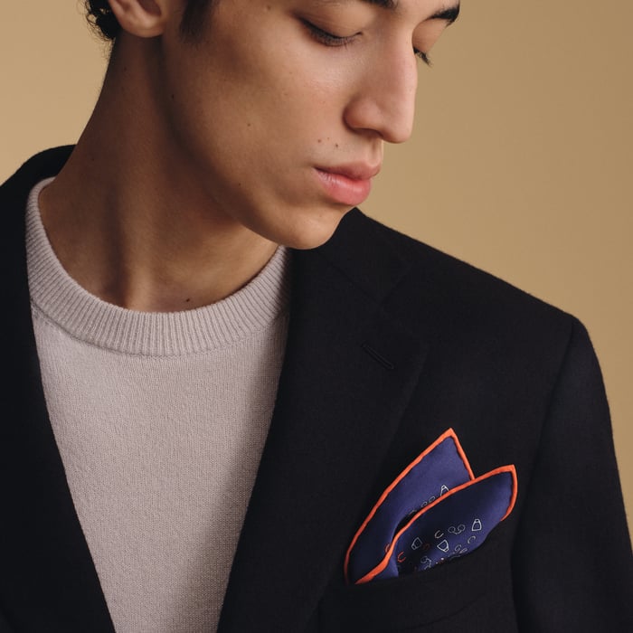 Metal En Vrac Pocket Square 45