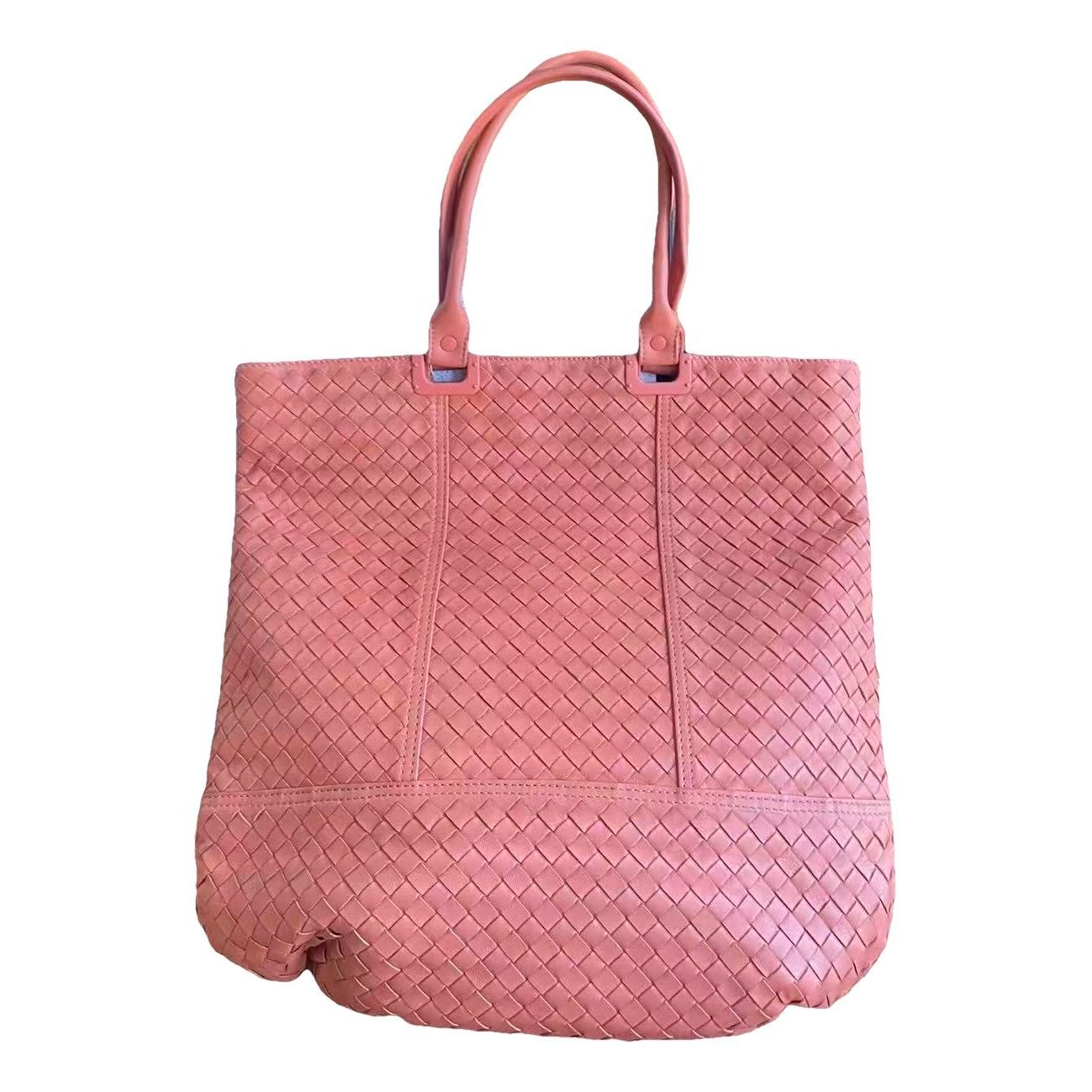 Leather tote