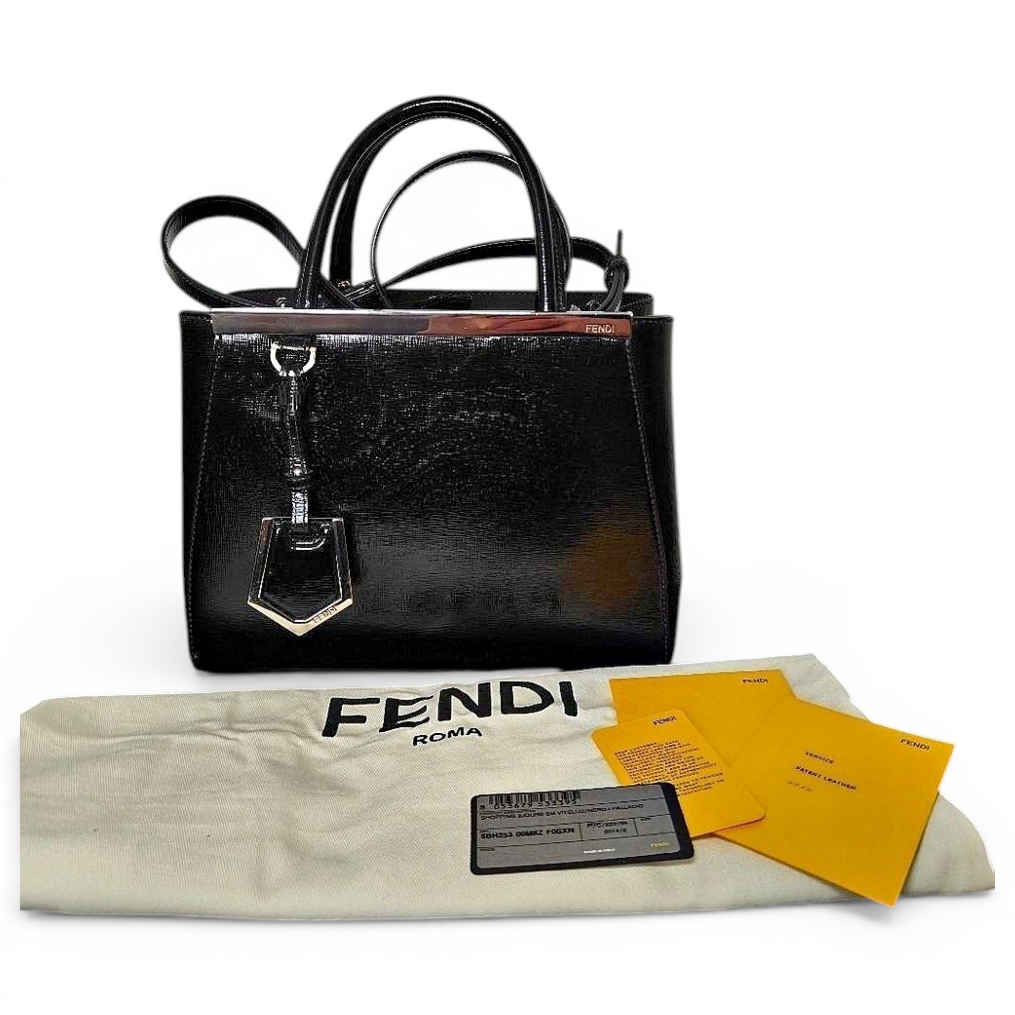 2Jours patent leather tote