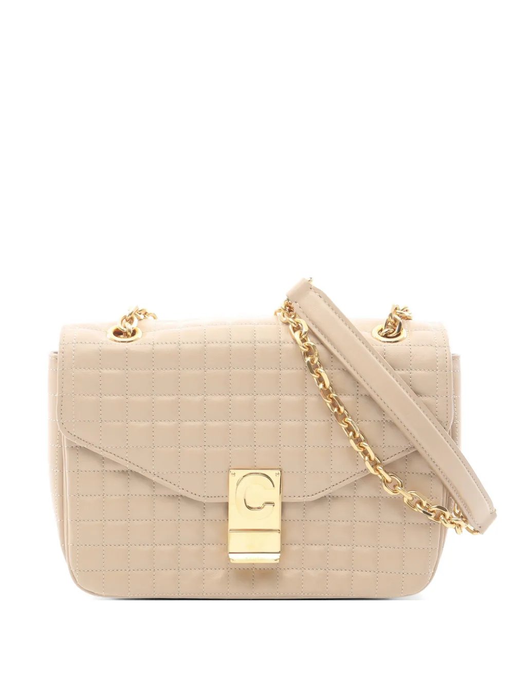 2010s C quilting leather shoulder bag