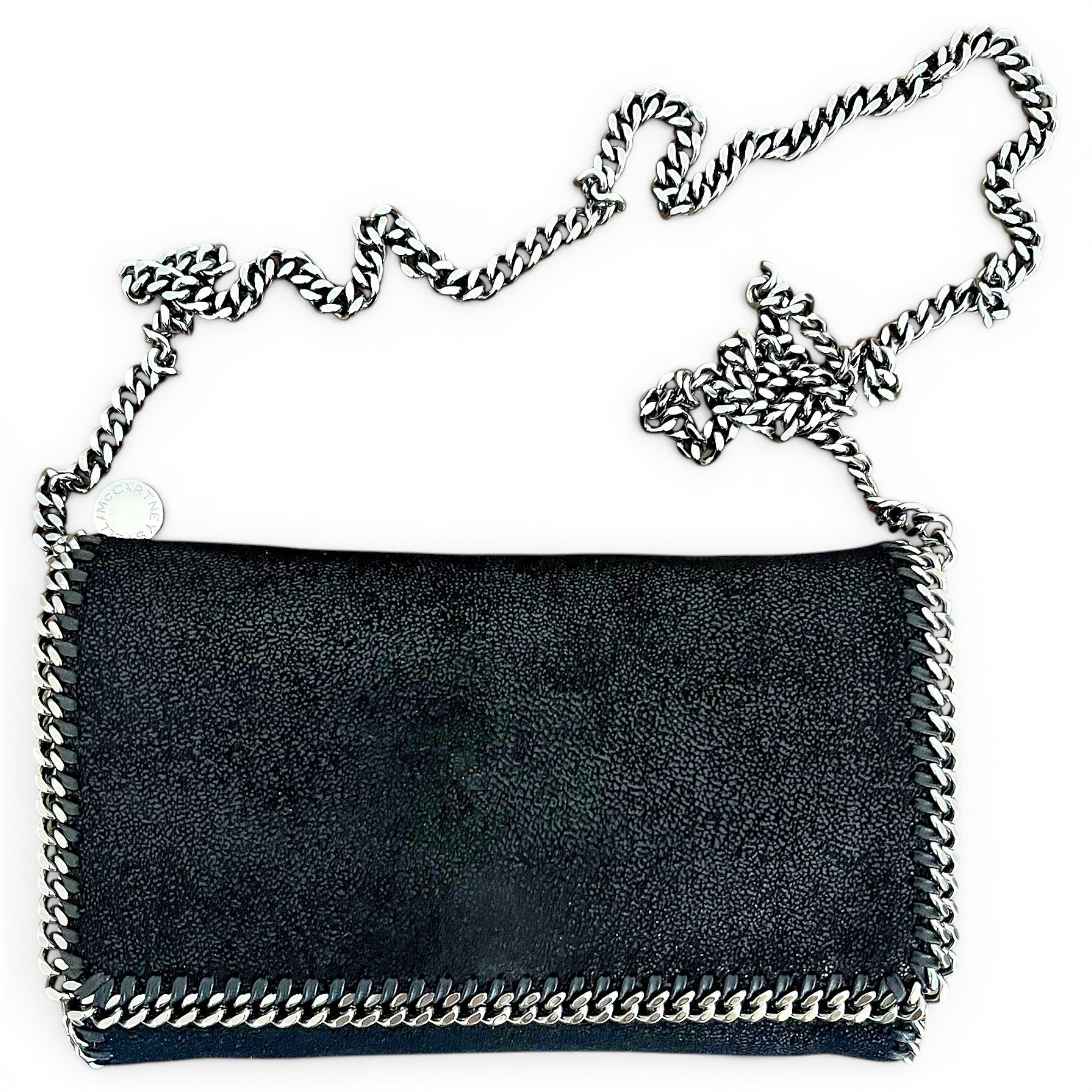 Falabella vegan leather clutch bag