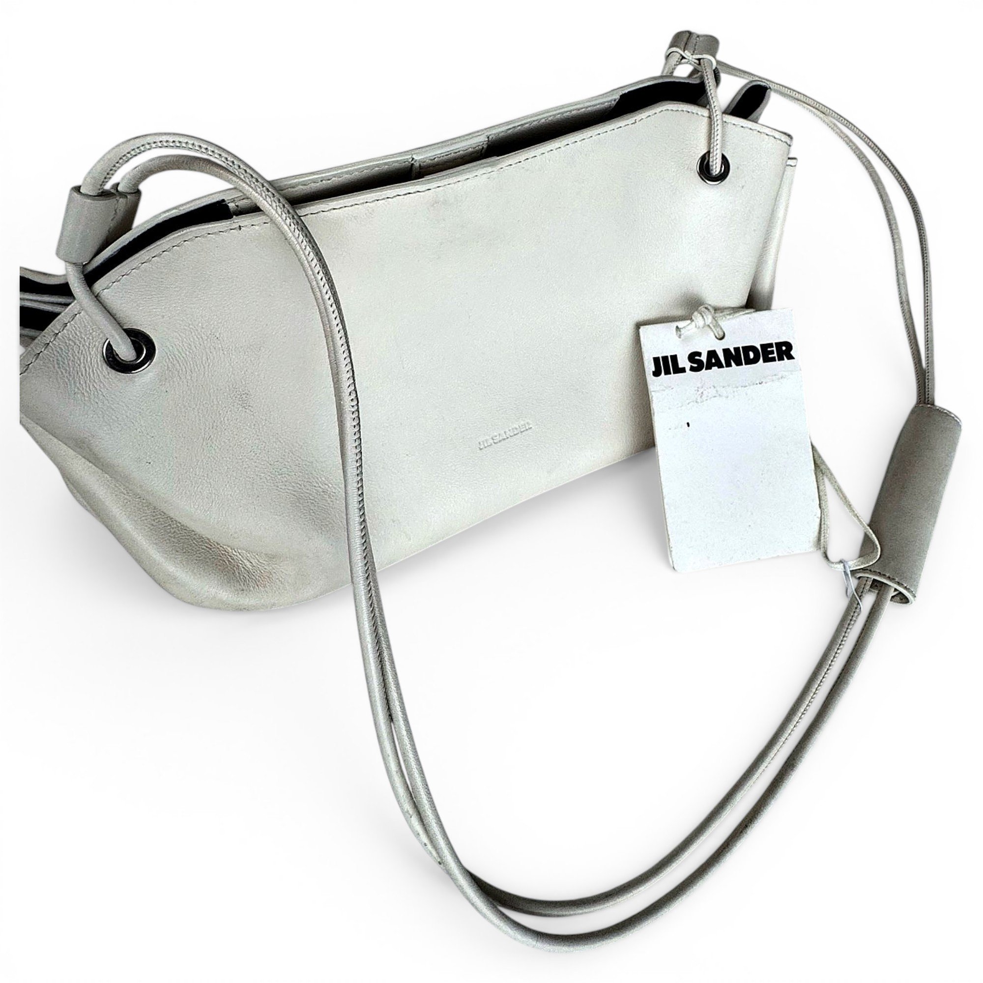 Jil Sander Tangle leather crossbody bag