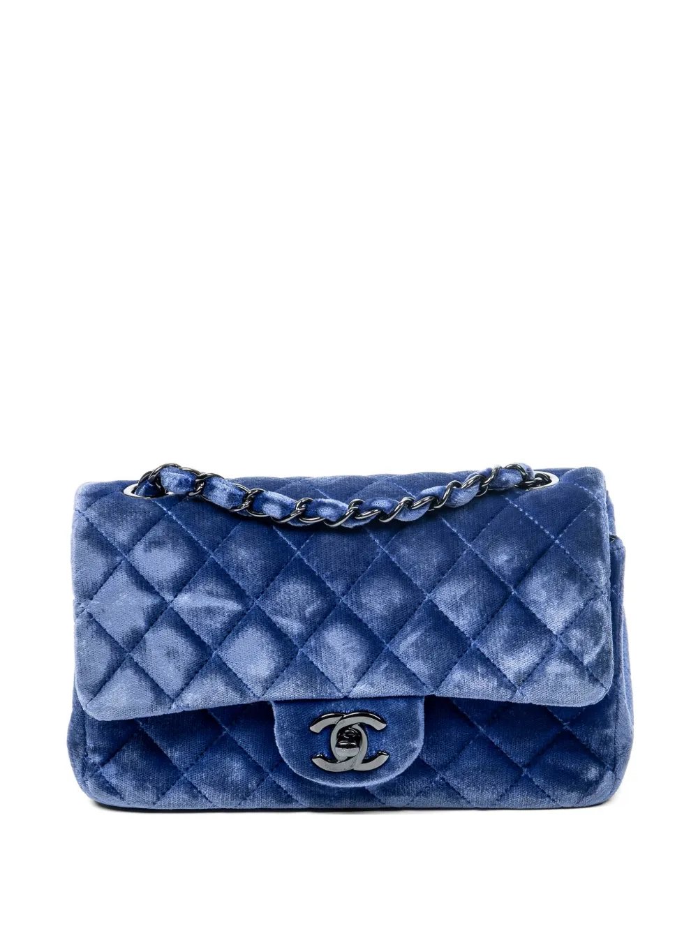 quilted velvet shoulder bag