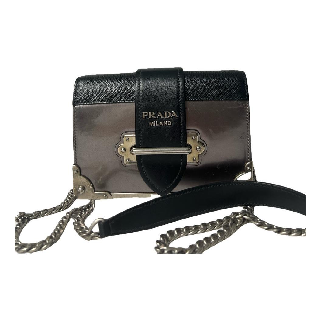 Cahier leather crossbody bag