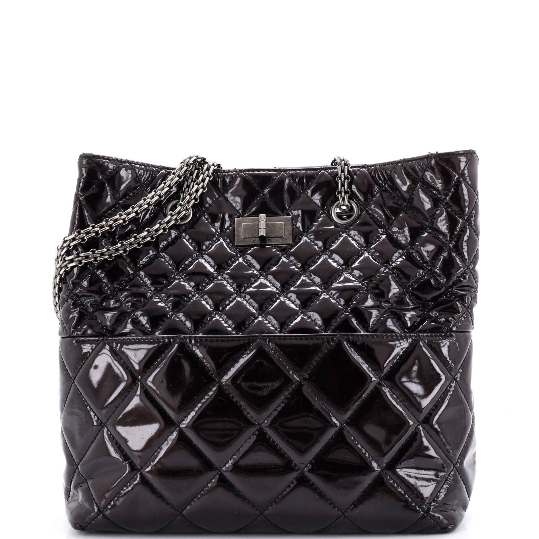 Reissue Tote Quilted Patent Tall