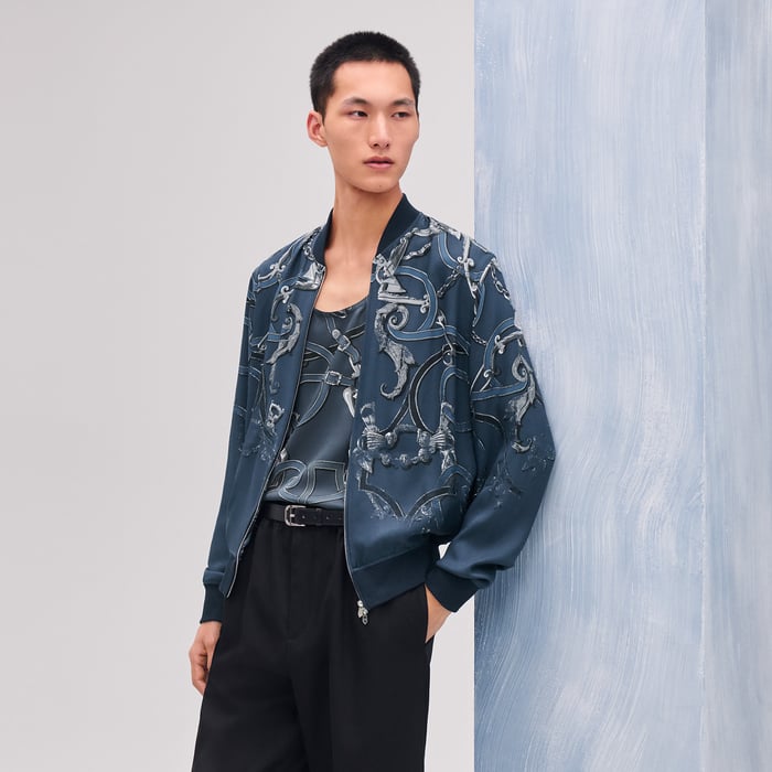Océan "l'Instruction Du Roy Patine" Zipped Jacket Shirt