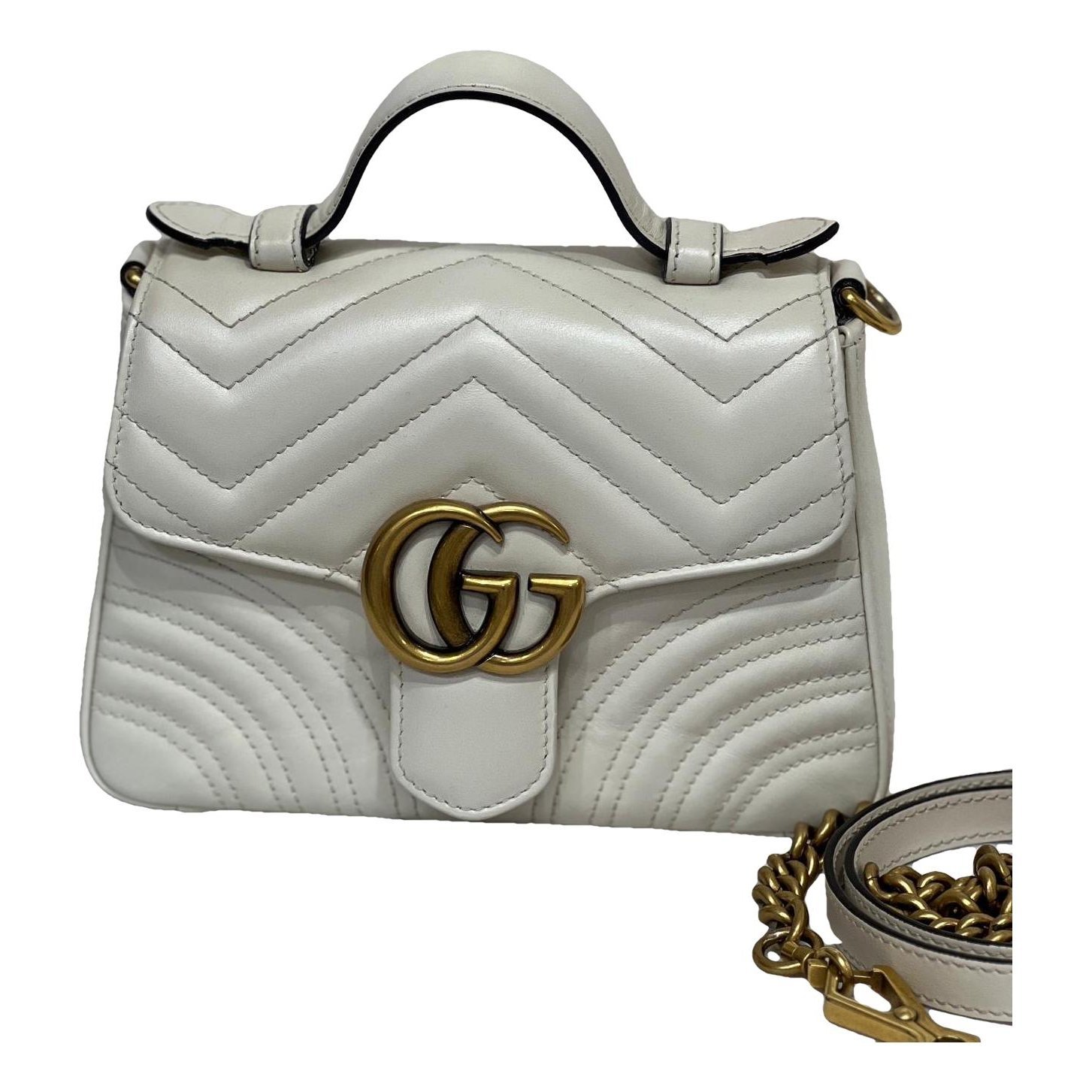 GG Marmont Flap leather handbag