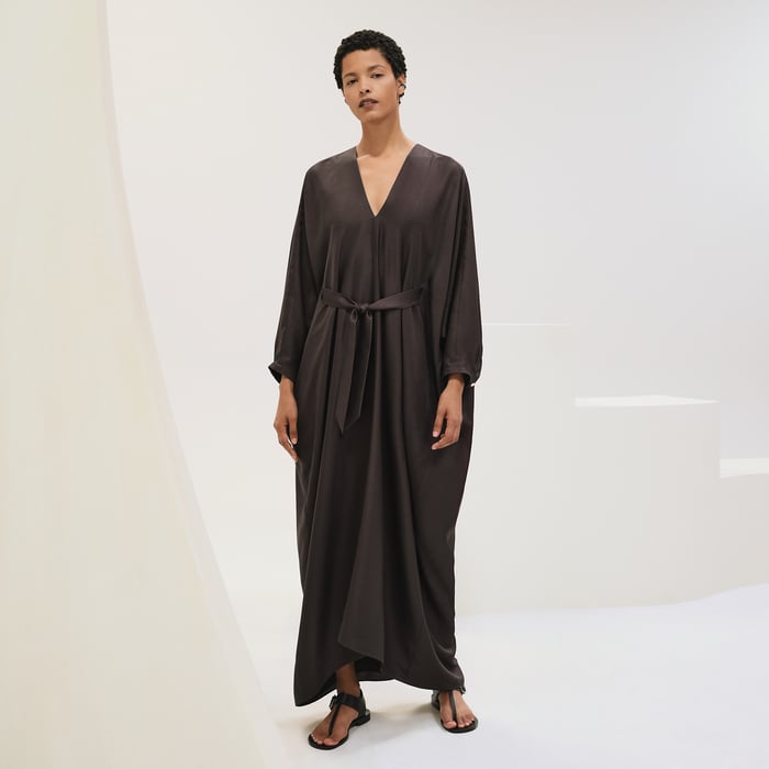 Marron Terre d'Ombre Caftan Dress