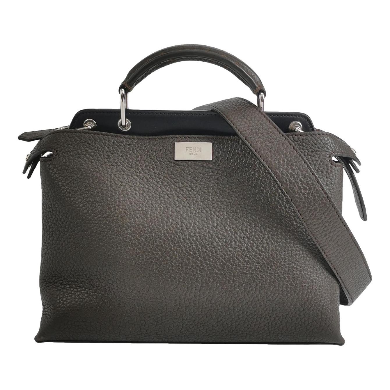 Peekaboo leather handbag