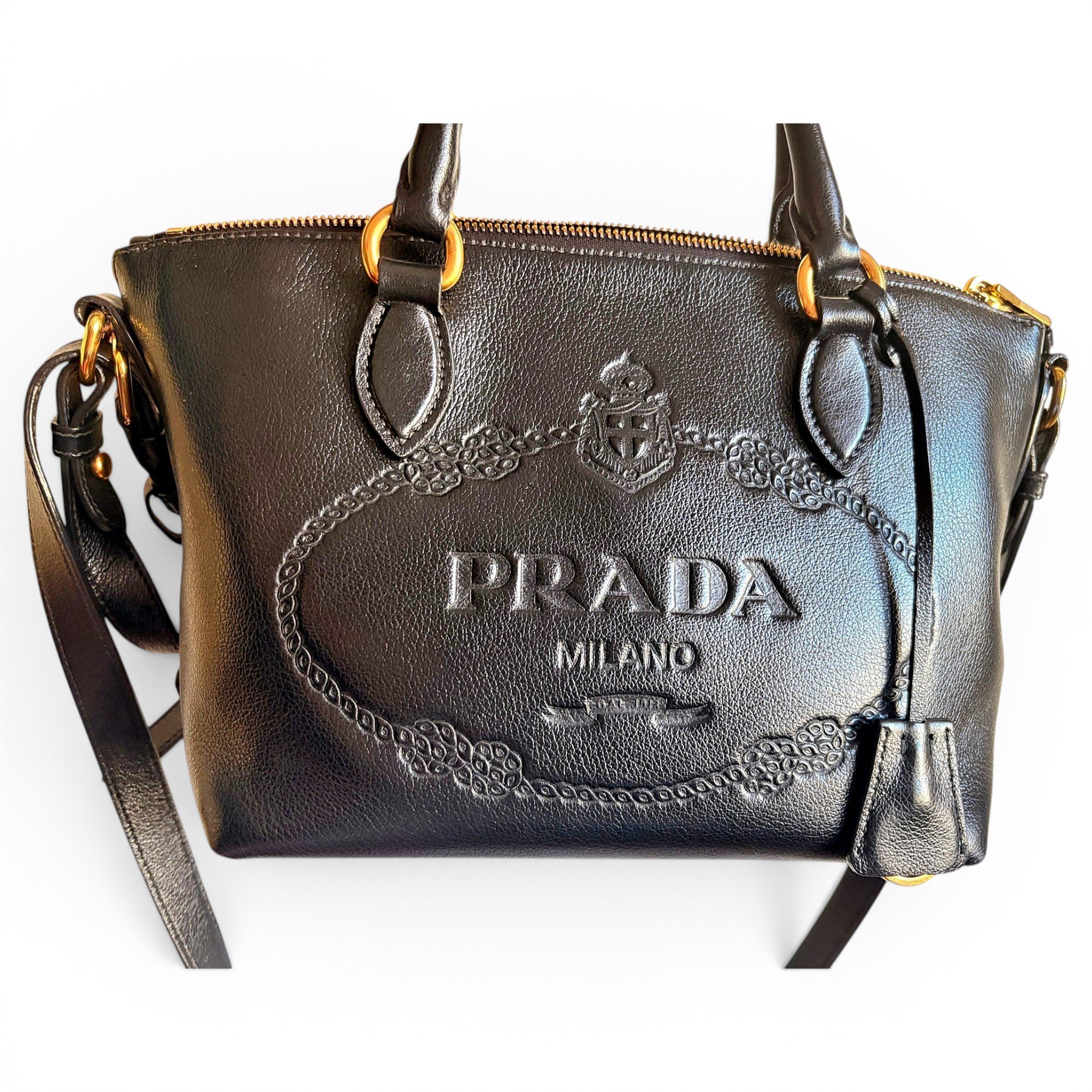 Leather crossbody bag
