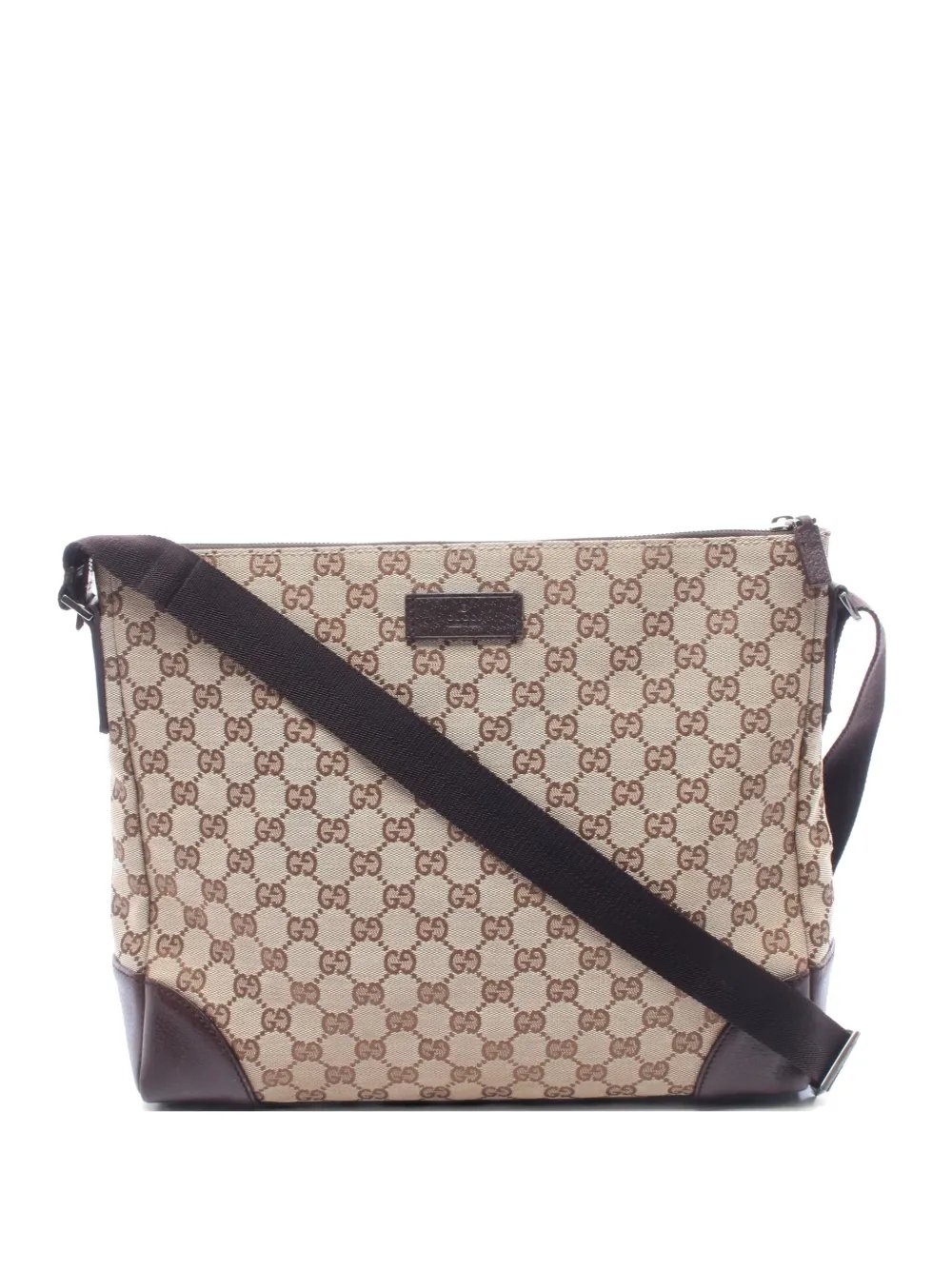 2000s GG canvas shoulder bag