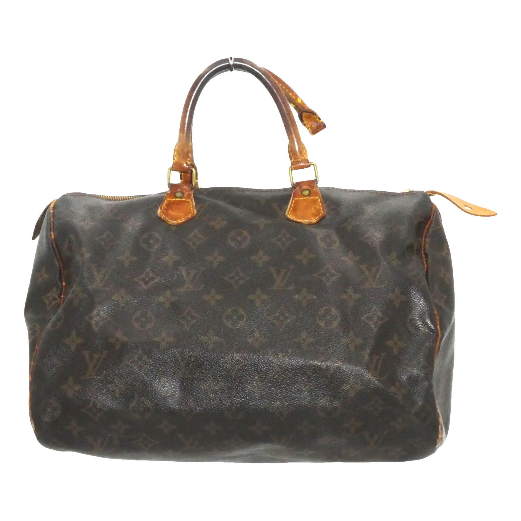 Speedy leather handbag