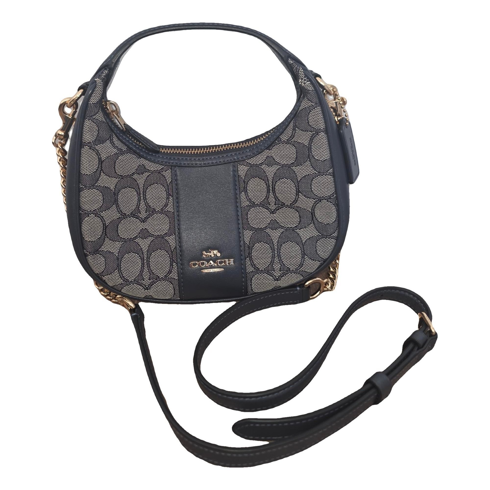 Leather crossbody bag