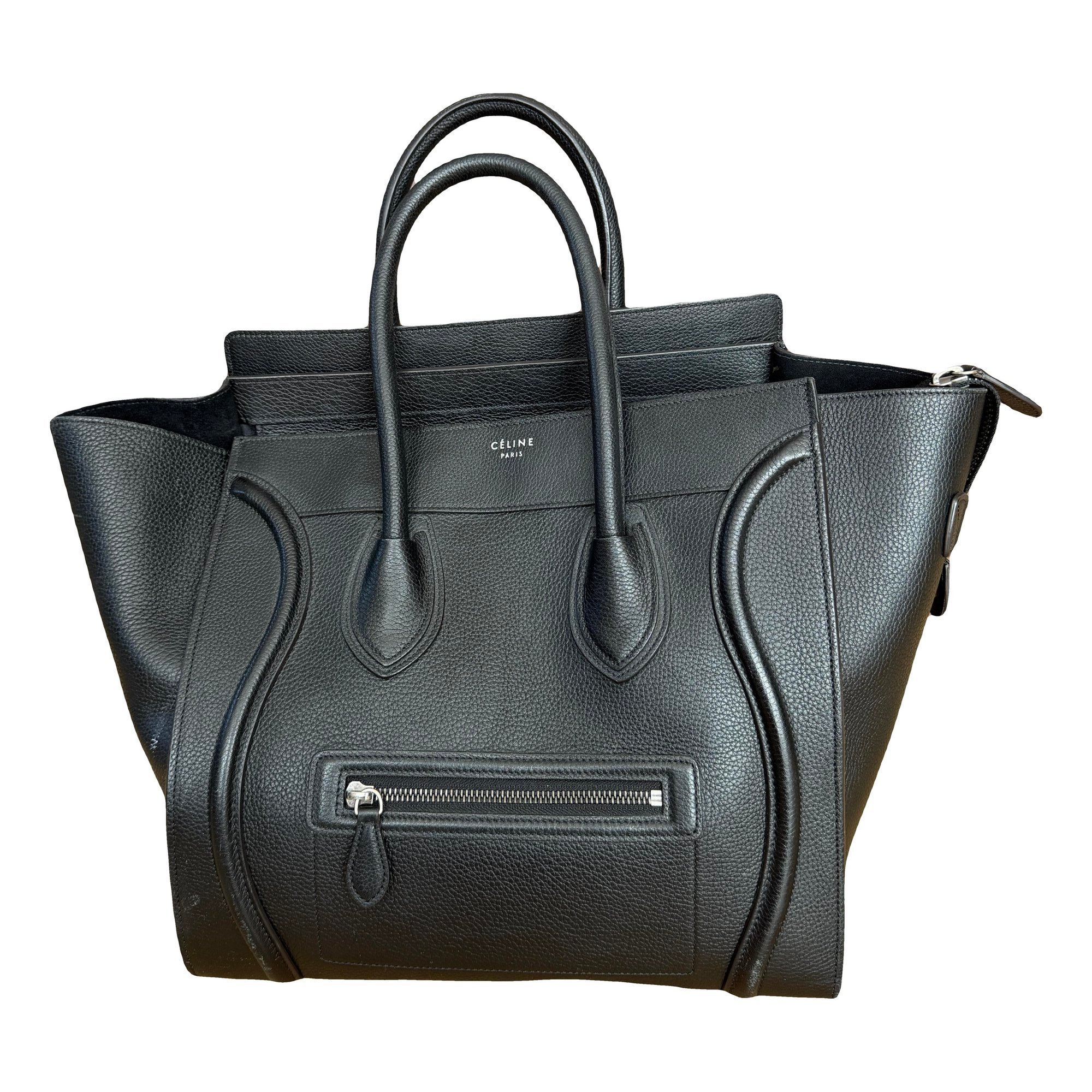 Luggage leather handbag