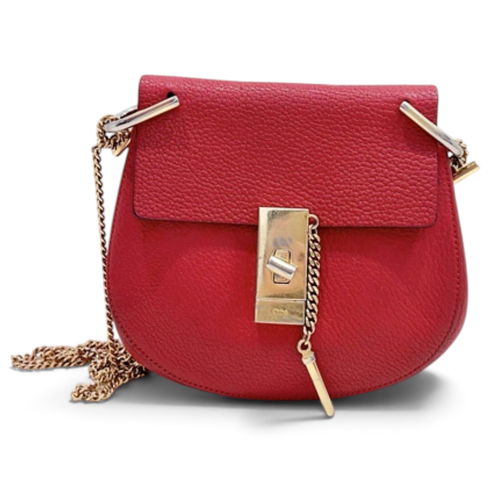 Drew leather crossbody bag