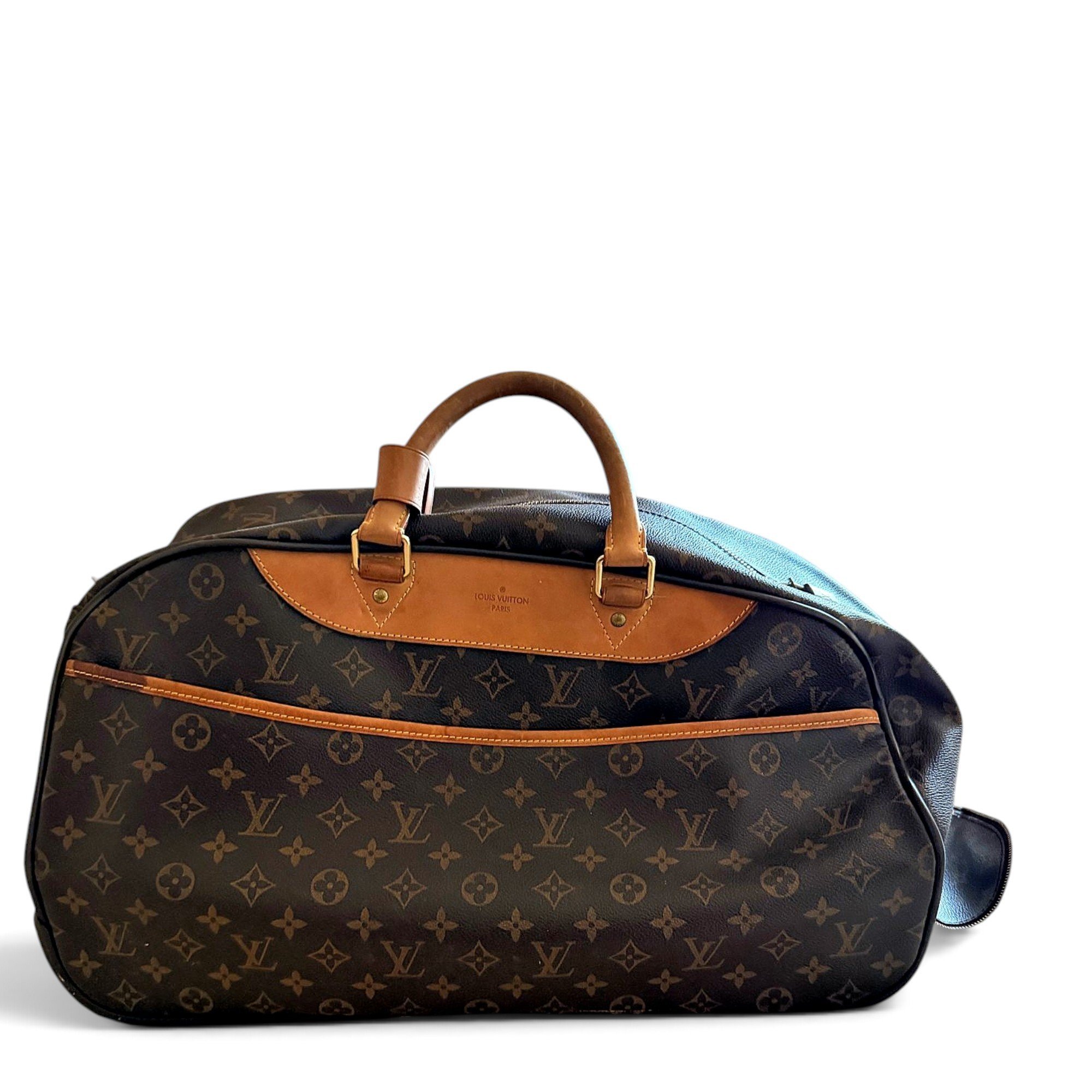 Eole leather travel bag