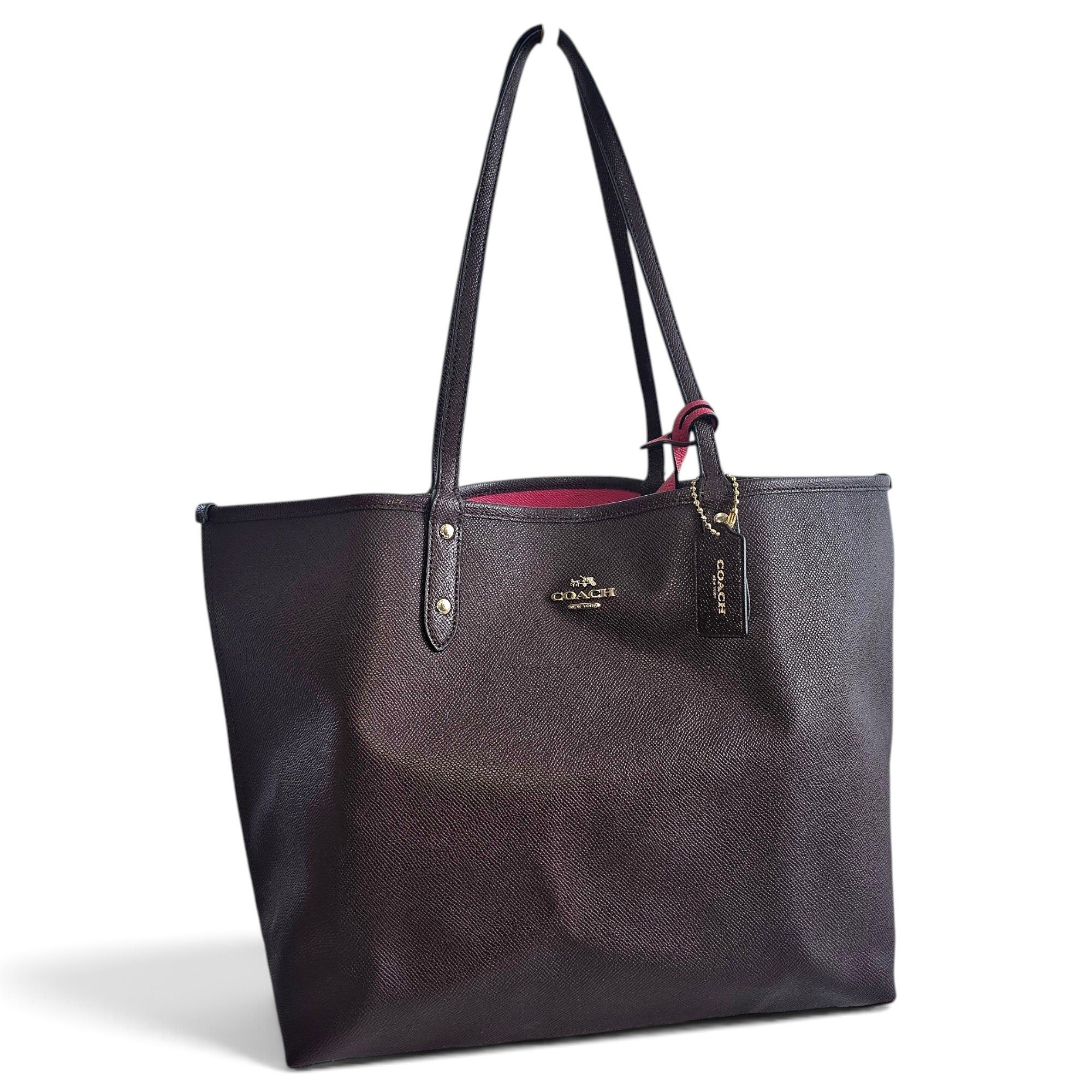 Leather tote