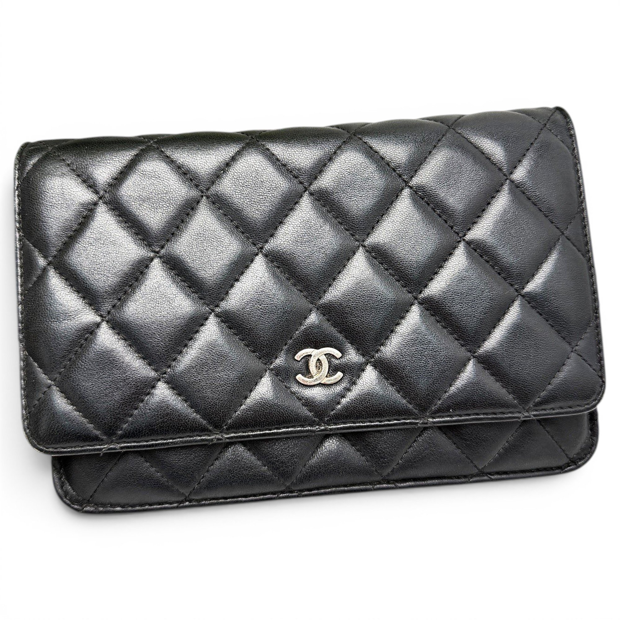Wallet On Chain Timeless/Classique leather handbag