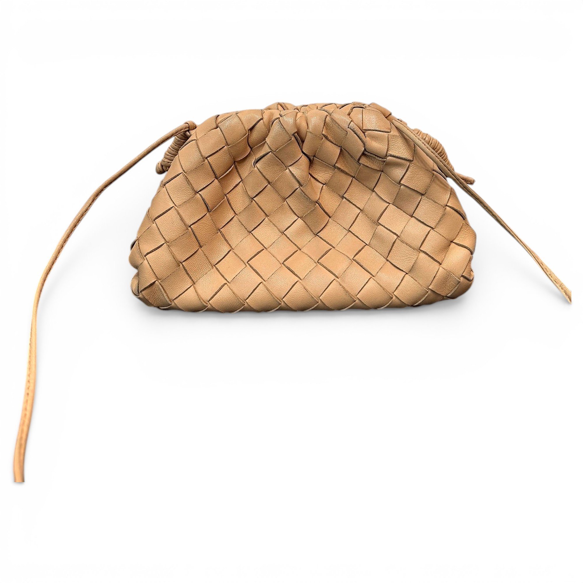 Pouch leather handbag