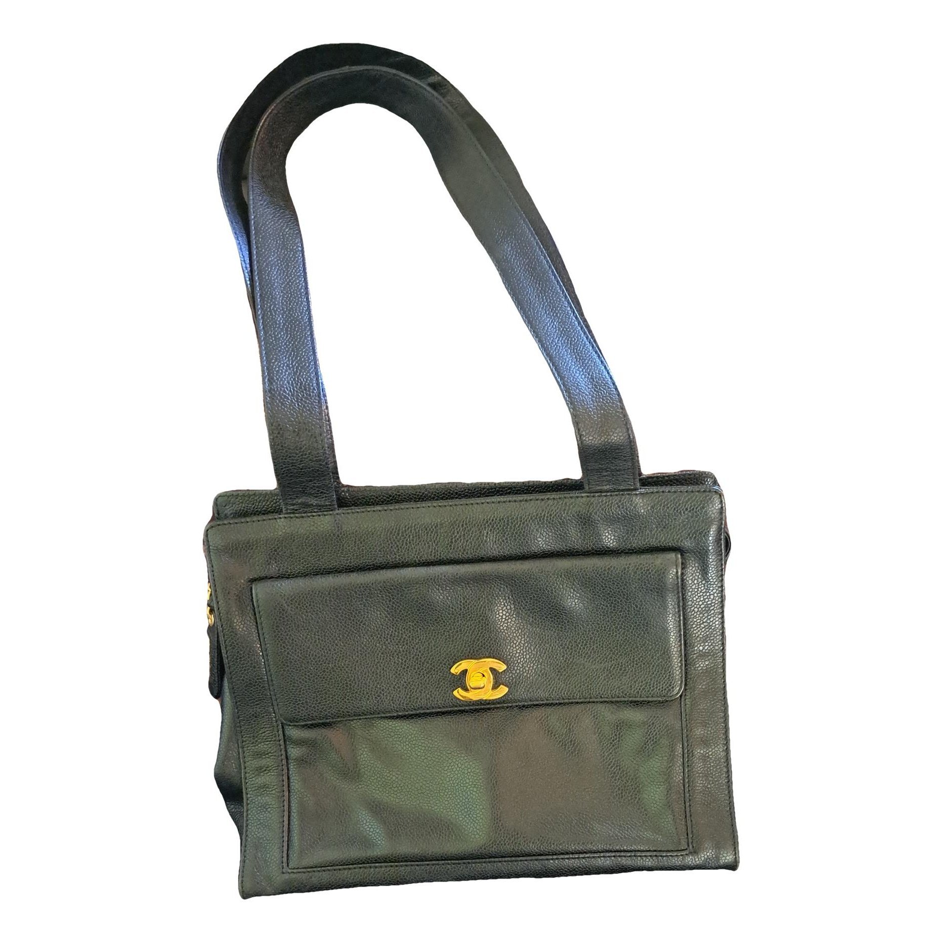 Leather handbag